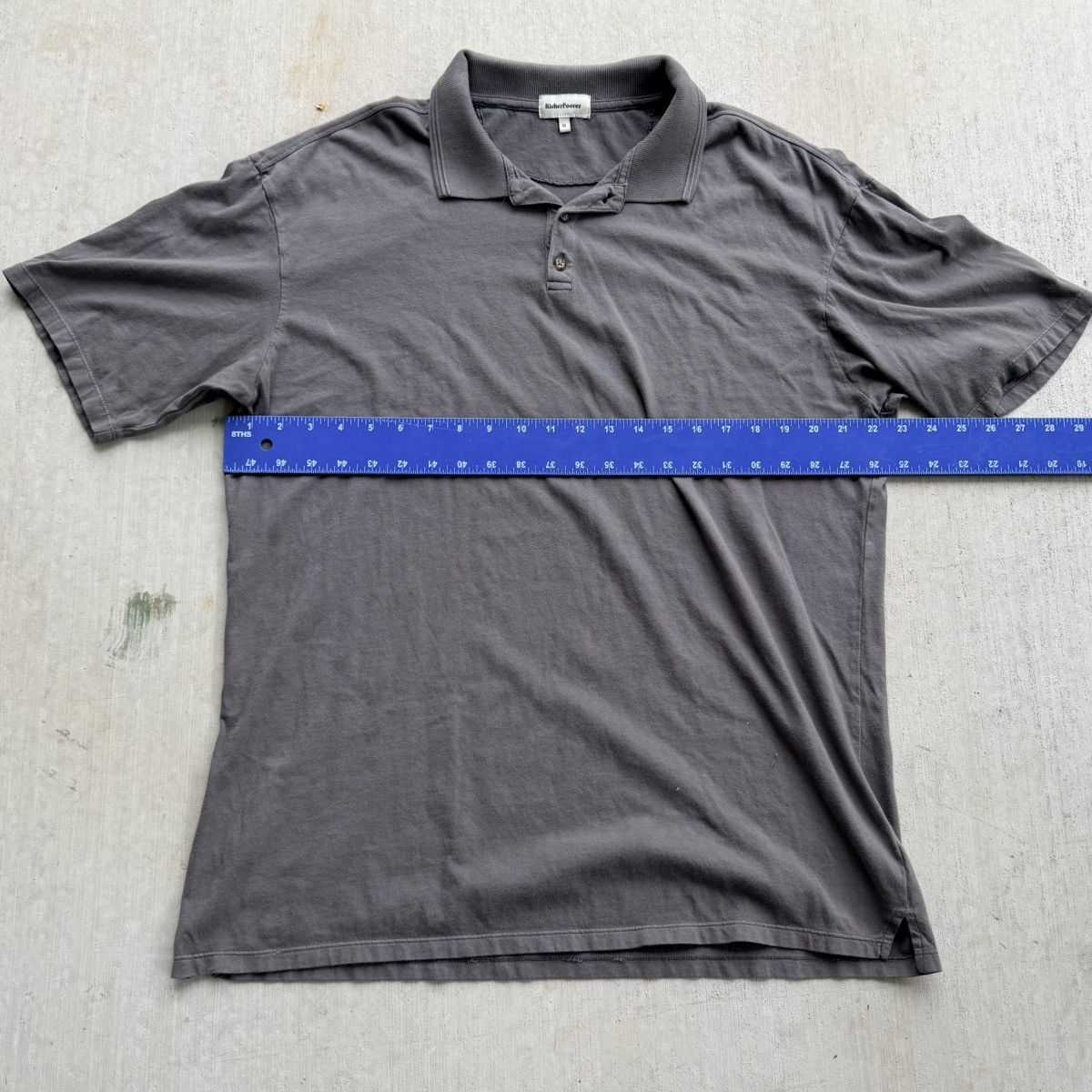 Richer Poorer Richer Poorer Polo Shirt Mens XL Gray Short Sleeve Popover Size US XL / EU 56 / 4 - 6 Thumbnail