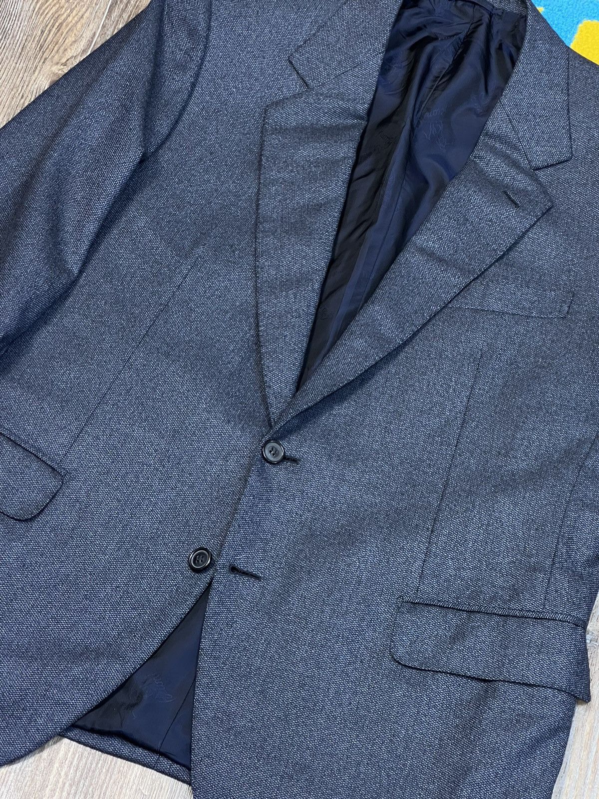 Brioni Brioni Parigi Two Buttons Blue Wool Blazer Jacket 52 Size 52S - 8 Thumbnail