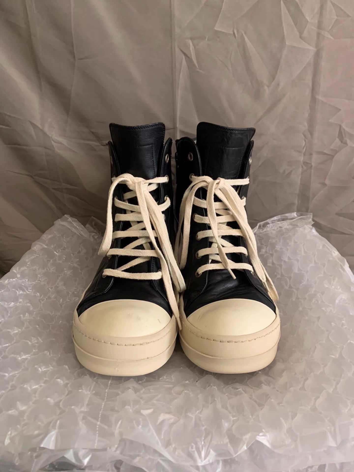 Rick Owens Rick Owens Mainline High Top Leather Ramones Size US 7 / EU 40 - 3 Thumbnail