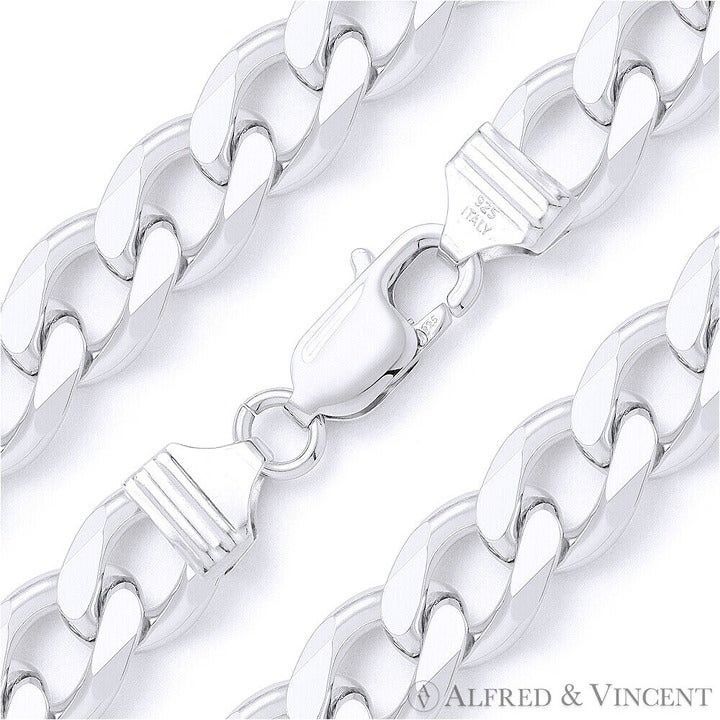 Other 14mm Cuban / Curb Link Italian Chain Bracelet Size ONE SIZE - 1 Thumbnail