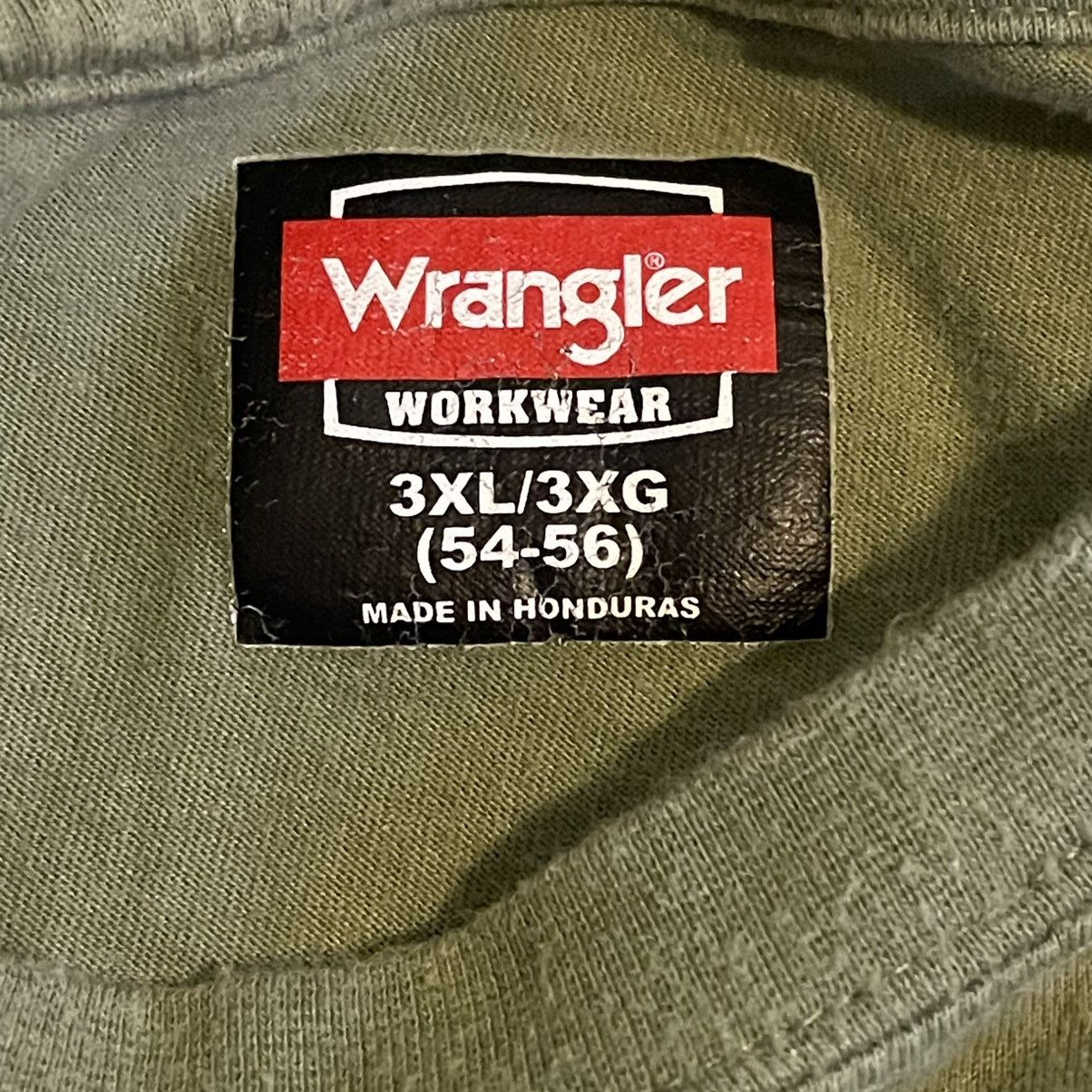 Wrangler Wrangler Shirt Men 3XL Green Workwear Outdoors Crew Neck Tee Size US XXL / EU 58 / 5 - 3 Thumbnail