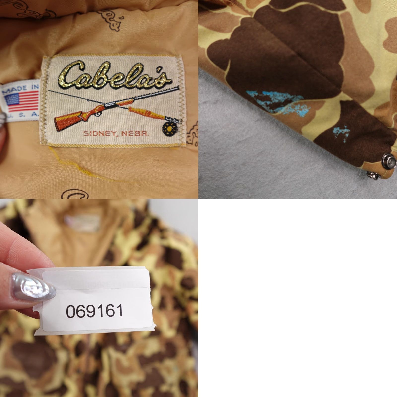 Vintage VINTAGE Cabela's Jacket Mens L Duck Camo Waterproof Hunting Parka Coat 80s Brown Camouflage Mid-Length Zip Size US L / EU 52-54 / 3 - 9 Thumbnail