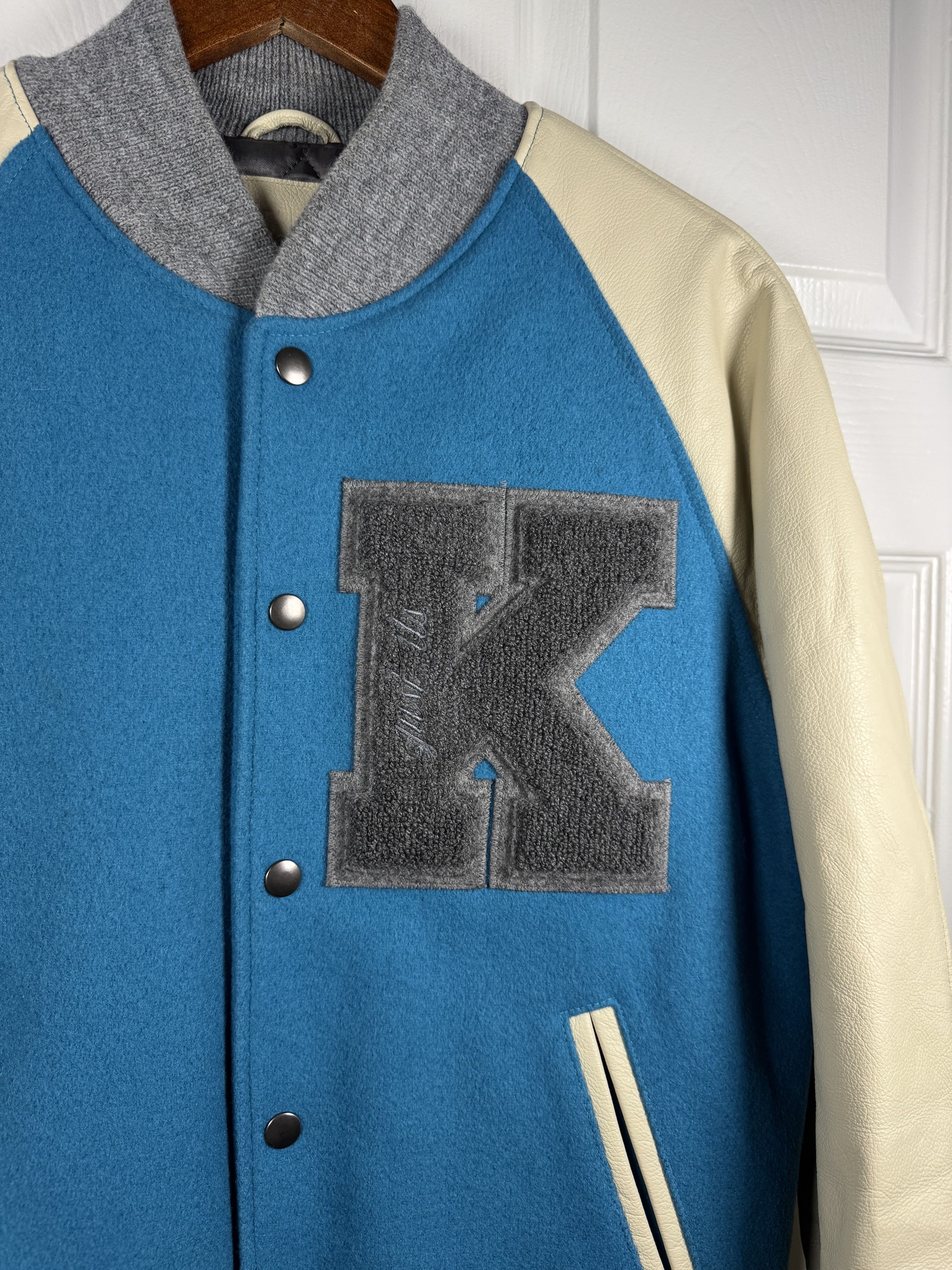 Golden Bear × Kith 2012 Just Us Varsity Jacket Teal Size US L / EU 52-54 / 3 - 3 Thumbnail