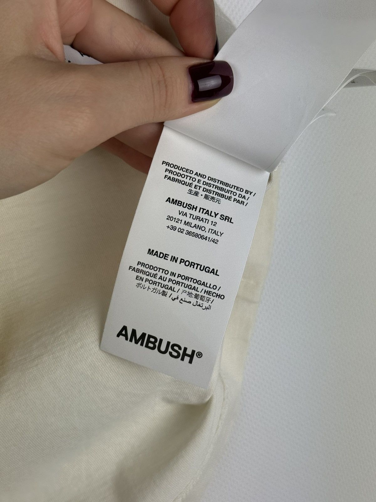 Ambush Design Ambush Hand Drawn Emblem Baby Tee Short Sleeve T Shirt Size XS / US 0-2 / IT 36-38 - 14 Thumbnail