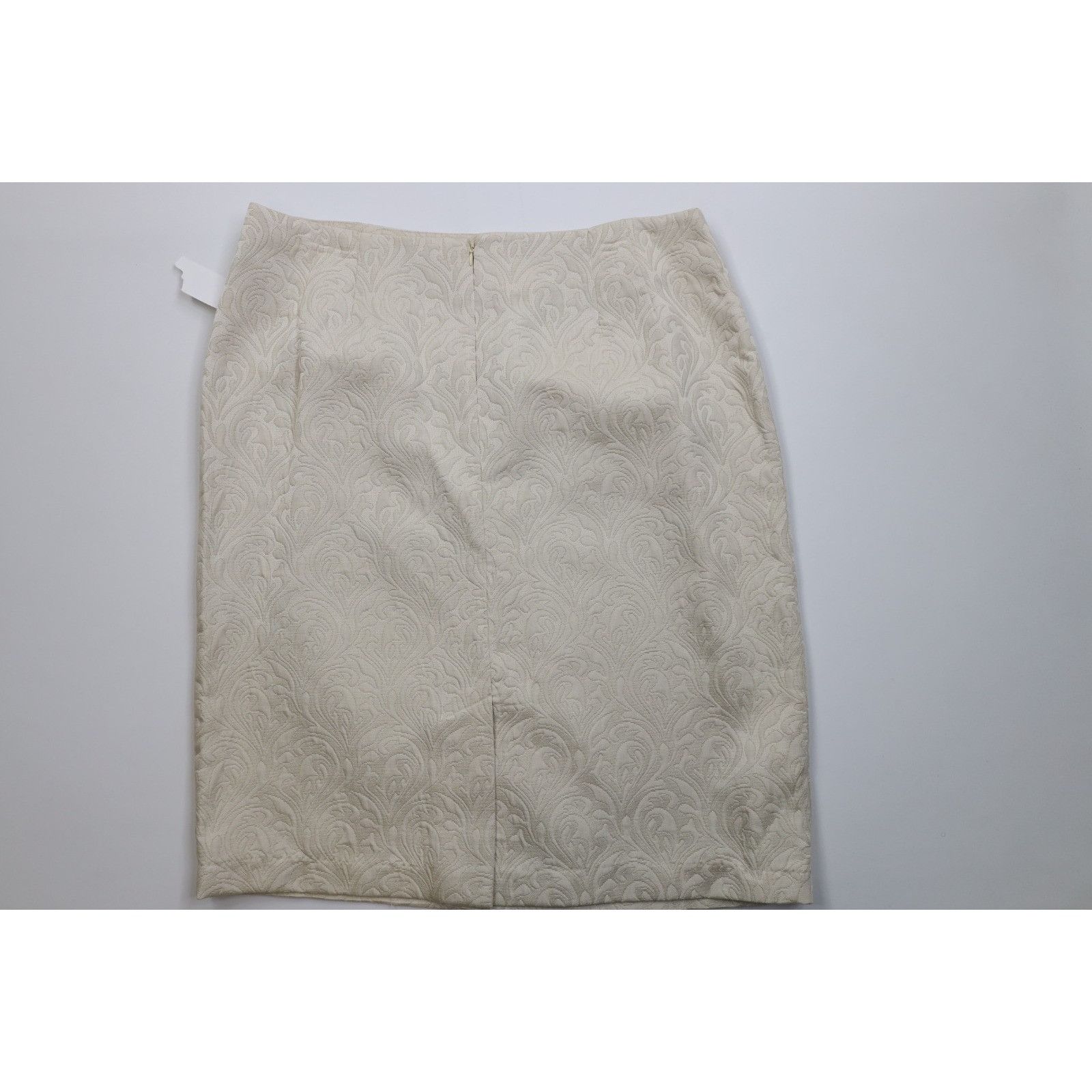 Vintage Deadstock Vintage 90s Businesscore Jacquard Paisley Skirt Size 38" / US 16 / IT 52 - 8 Thumbnail
