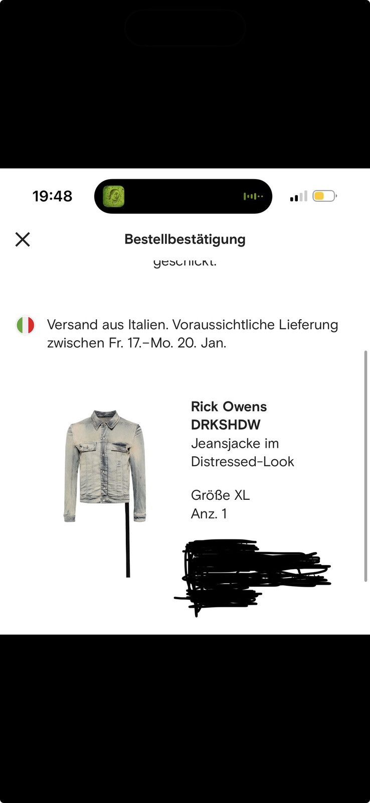 Rick Owens Drkshdw Rick Owens Trucker Jkt Sky Size US XL / EU 56 / 4 - 8 Thumbnail