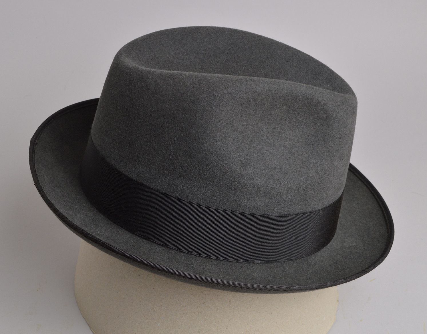 Other Vintage hat with brim in high-quality gray Akron Size ONE SIZE - 2 Thumbnail