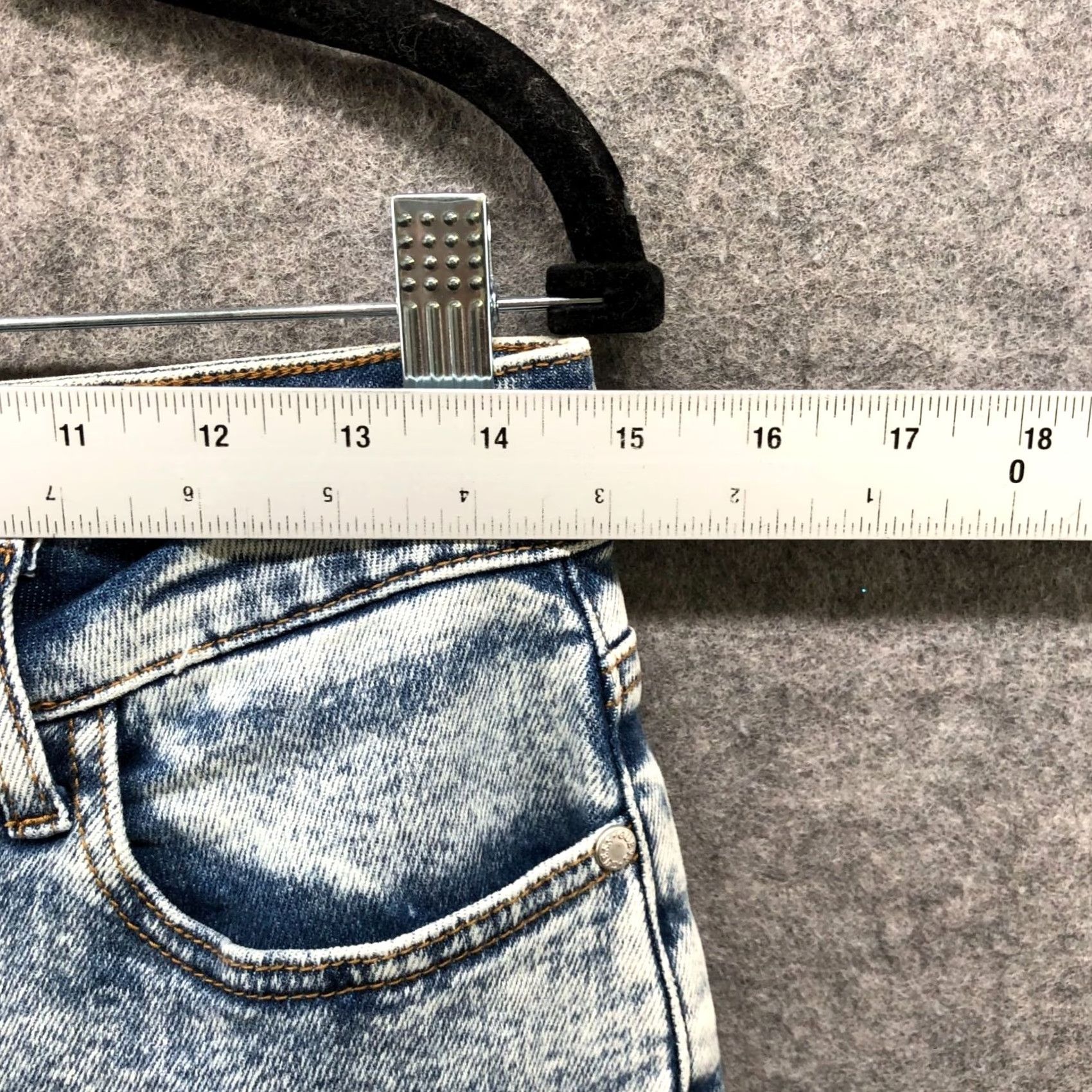 Guess GUESS Denim Skinny Jean Womens 30 Acid Wash High Rise Logo butt Stretch Jeans Size 30" / US 8 / IT 44 - 7 Thumbnail