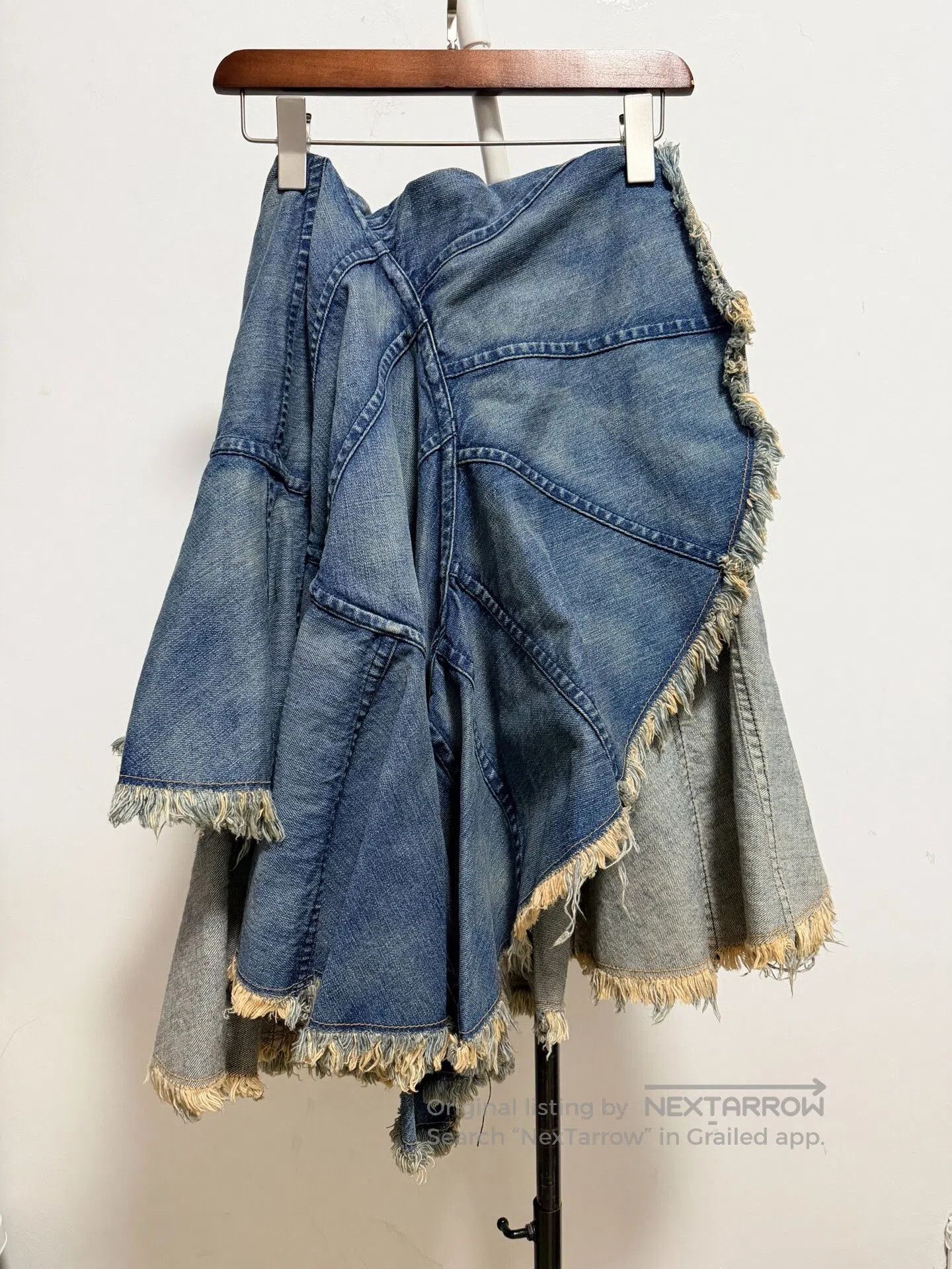 Junya Watanabe Junya Watanabe 2005 Denim Skirt. Size 33" - 4 Thumbnail