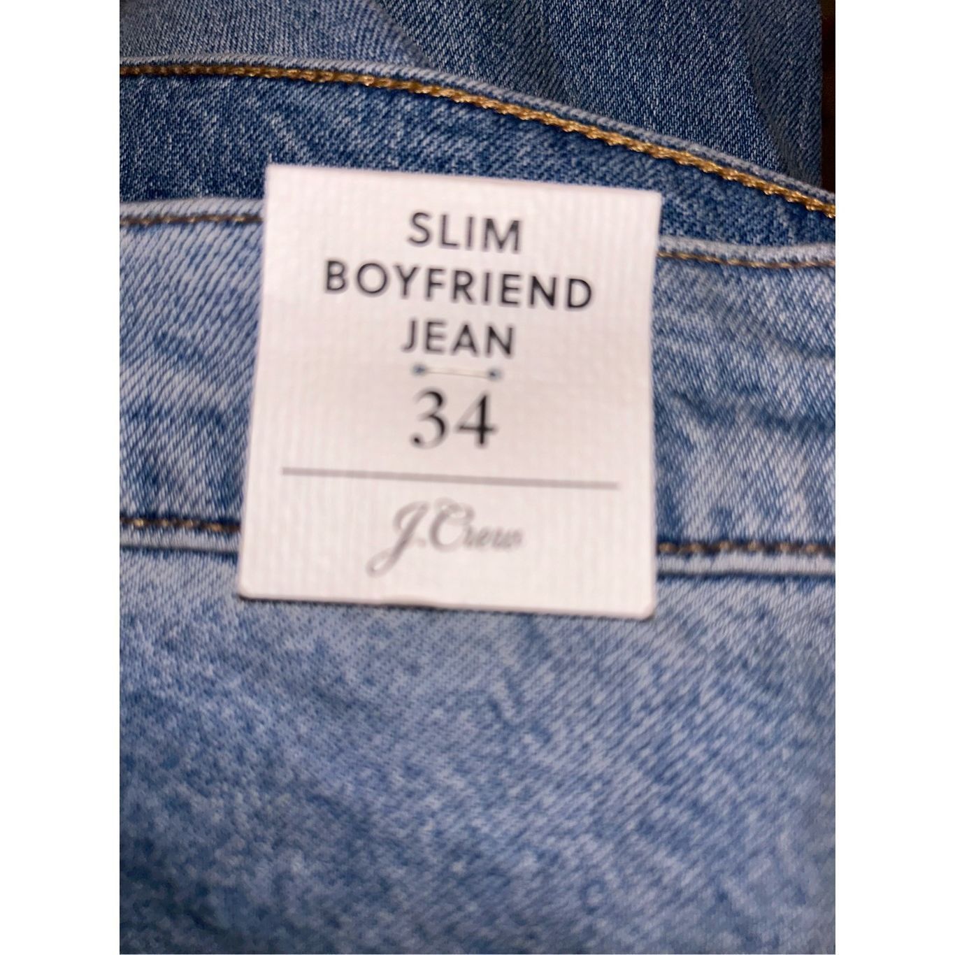 J.Crew NWT J.Crew slim boyfriend jeans size 34 Size 34" / US 12 / IT 48 - 3 Thumbnail