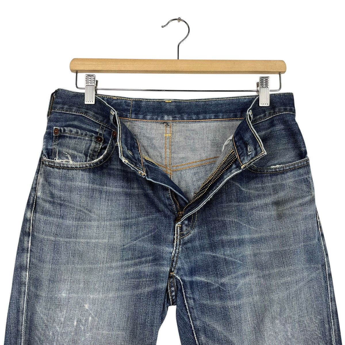 Levi's Vintage Y2k Levis Lot 505 Distressed Denim Jeans Size US 31 - 15 Thumbnail