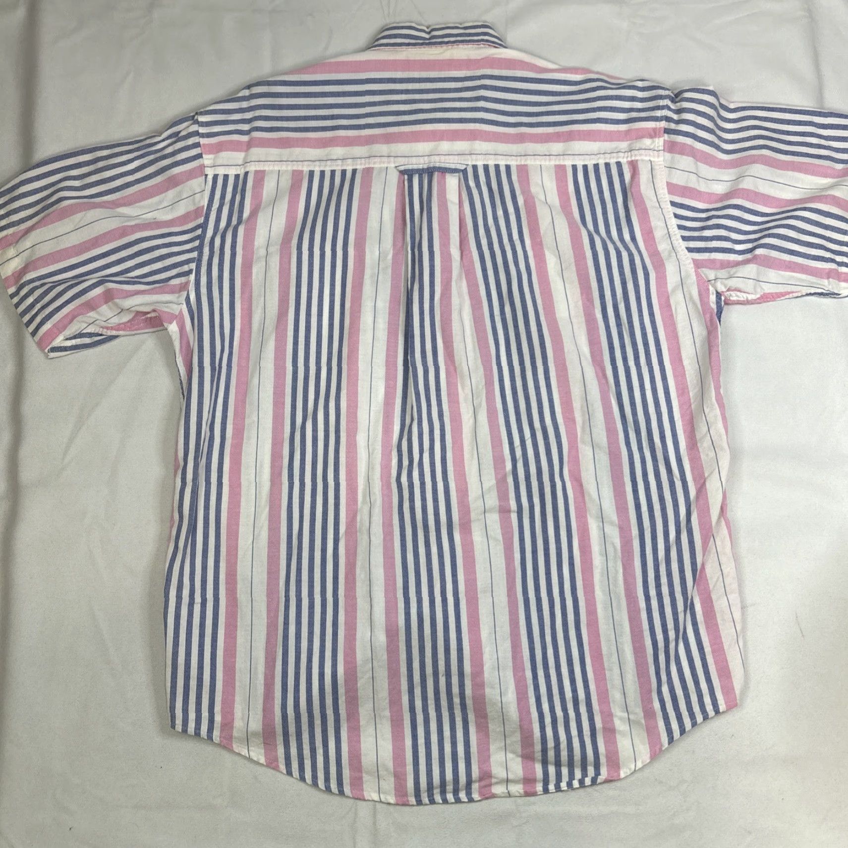 Dockers VINTAGE Dockers Button-Down Shirt Men’s Medium Pink Striped Cotton Size US M / EU 48-50 / 2 - 5 Thumbnail