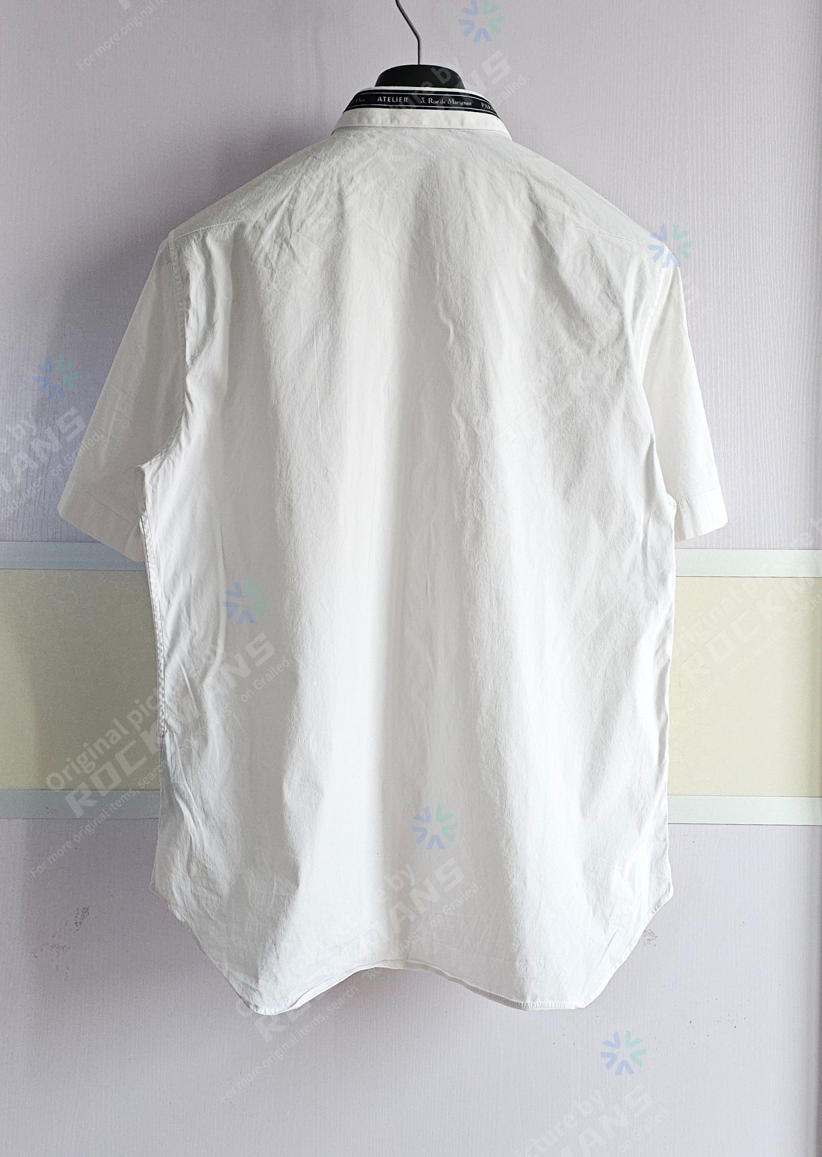 Dior Dior Men's White Short-Sleeve Shirt Size 43 Size US XL / EU 56 / 4 - 3 Thumbnail
