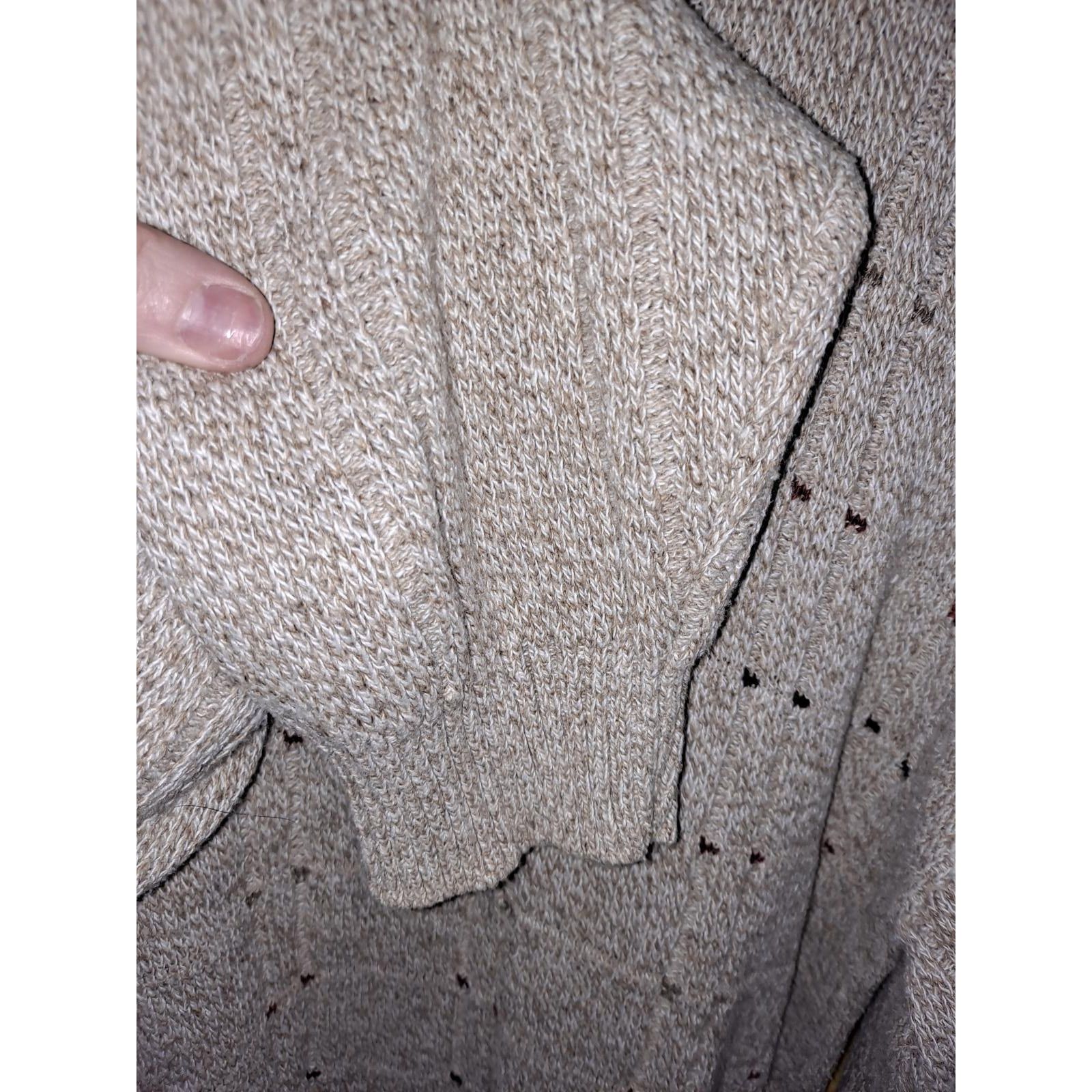 Croft & Barrow Croft & Barrow Tan with Design Crew Neck Sweater Size Medium Size US M / EU 48-50 / 2 - 3 Thumbnail