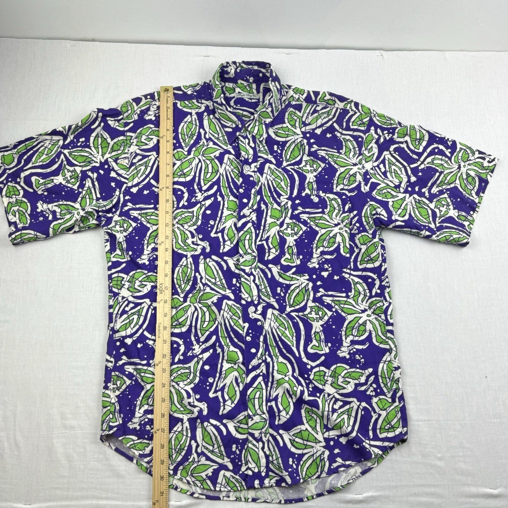 Bugle Boy Vintage Bugle Boy Hawaii Shirt Adult Large Short Sleeve Button-Up Tropical Nature 90s Men Size US L / EU 52-54 / 3 - 6 Thumbnail