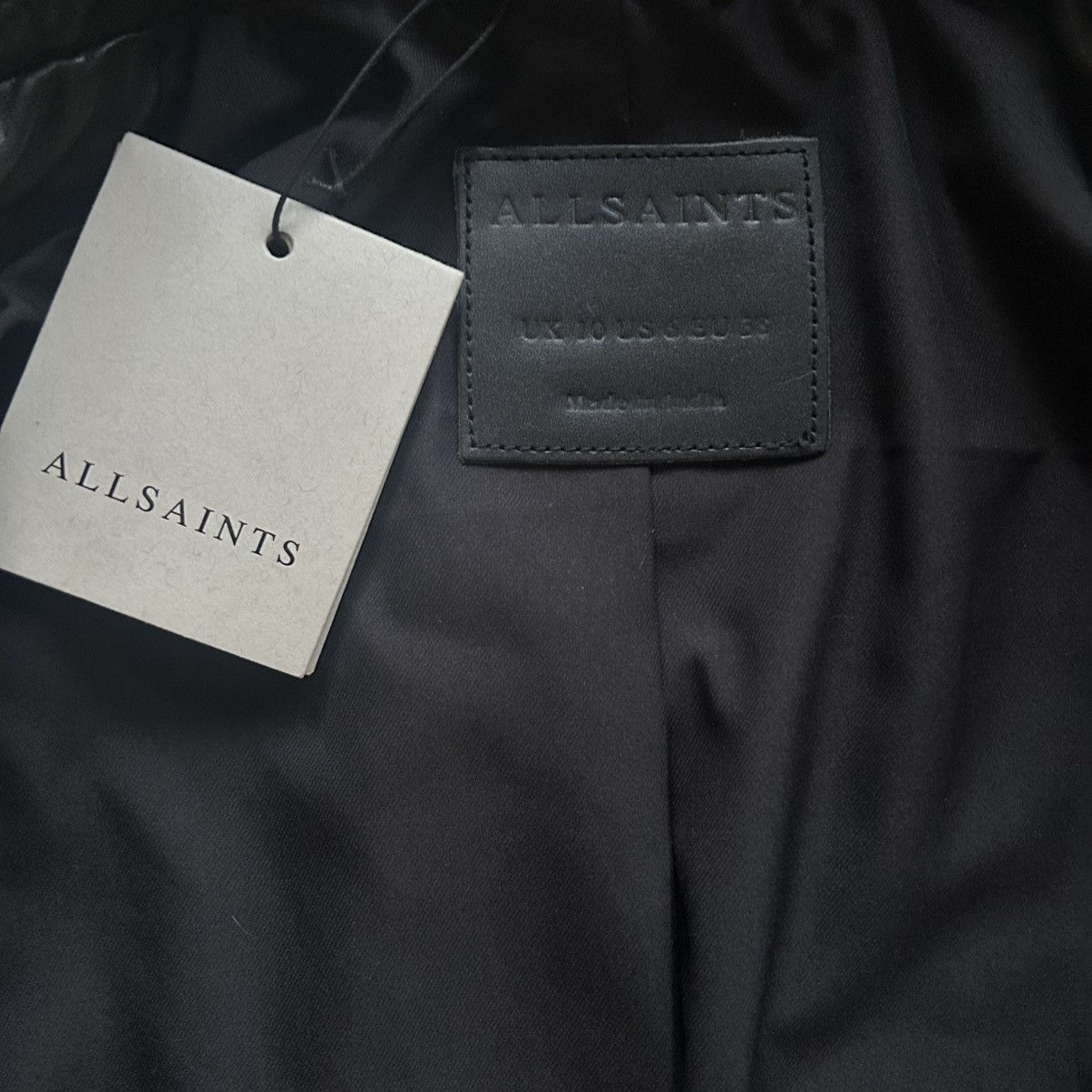 Allsaints AllSaints leather jacket new with tags Size S / US 4 / IT 40 - 4 Thumbnail