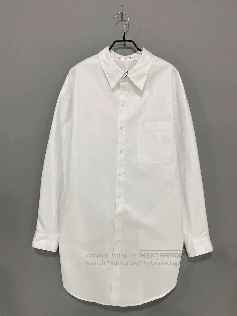 Balenciaga Balenciaga Embroidered lock logo shirt Size XS / US 0-2 / IT 36-38 - 1 Thumbnail
