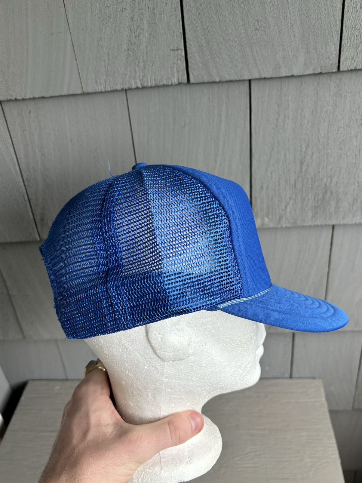 Vintage 1980s Vintage Trucker Hat Snapback Alaska Oil Mesh Military Size ONE SIZE - 3 Thumbnail