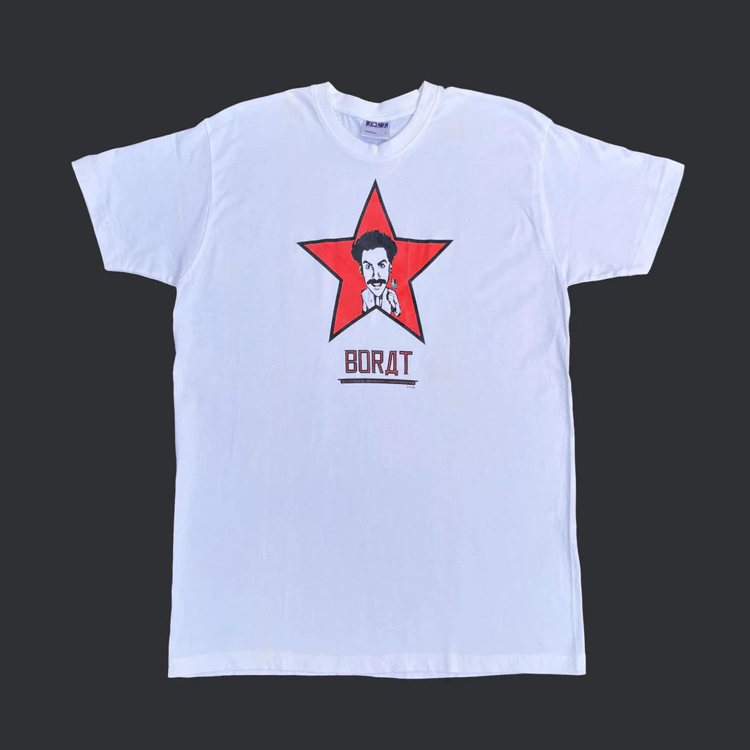 Vintage Borat 2006 Y2k Vintage Fox Movie Promo Graphic T-Shirt Size US L / EU 52-54 / 3 - 1 Thumbnail