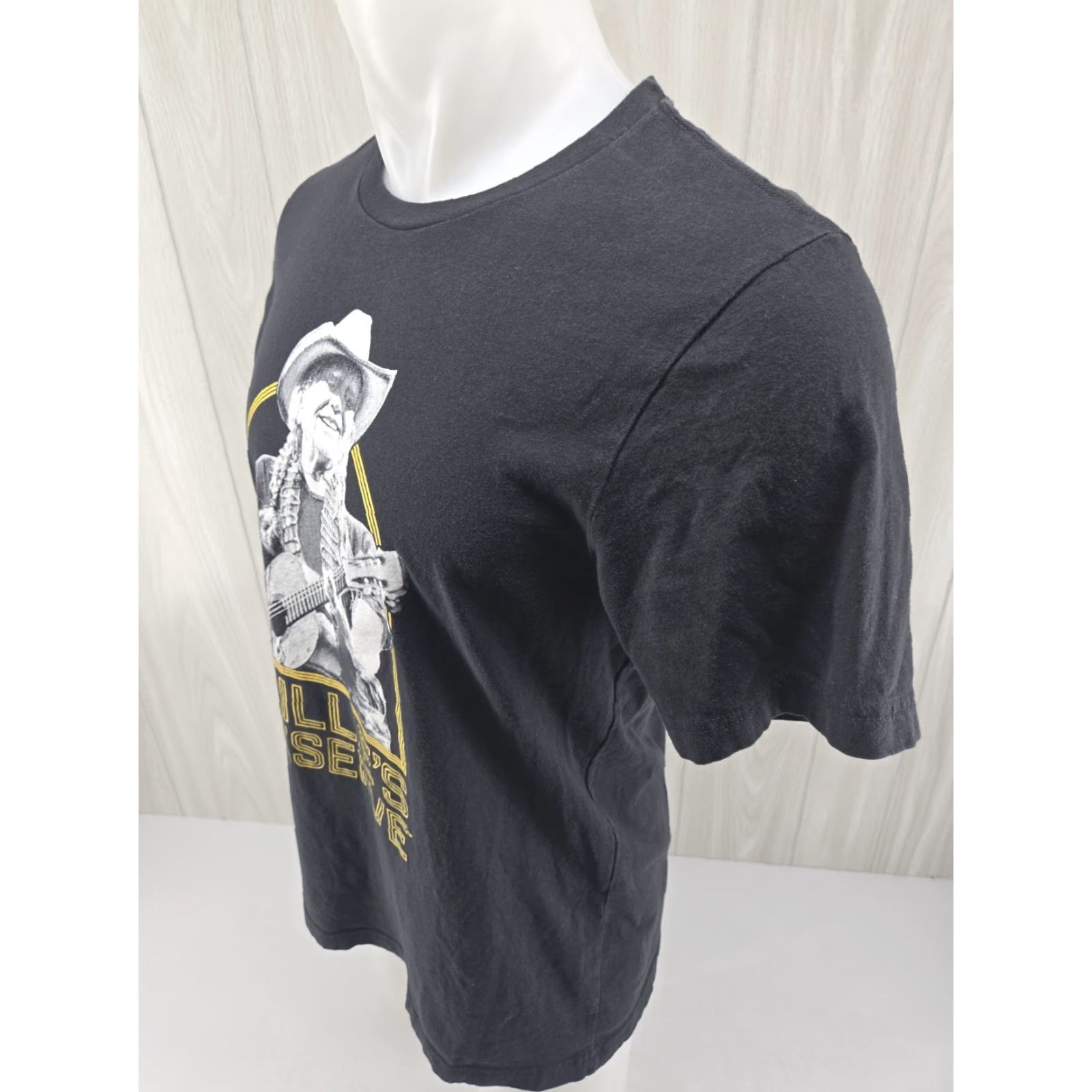 Vintage Willie's Reserve Black T-Shirt Men's LARGE Slim Willie Nelson Shirt Size US L / EU 52-54 / 3 - 5 Thumbnail