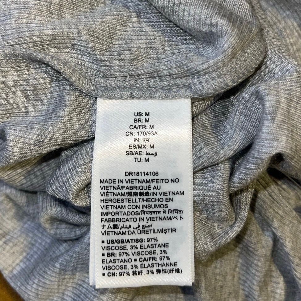 Other Daily Ritual Women's Fine Rib Gathered-Sleeve Mock Neck Top Size M / US 6-8 / IT 42-44 - 4 Thumbnail