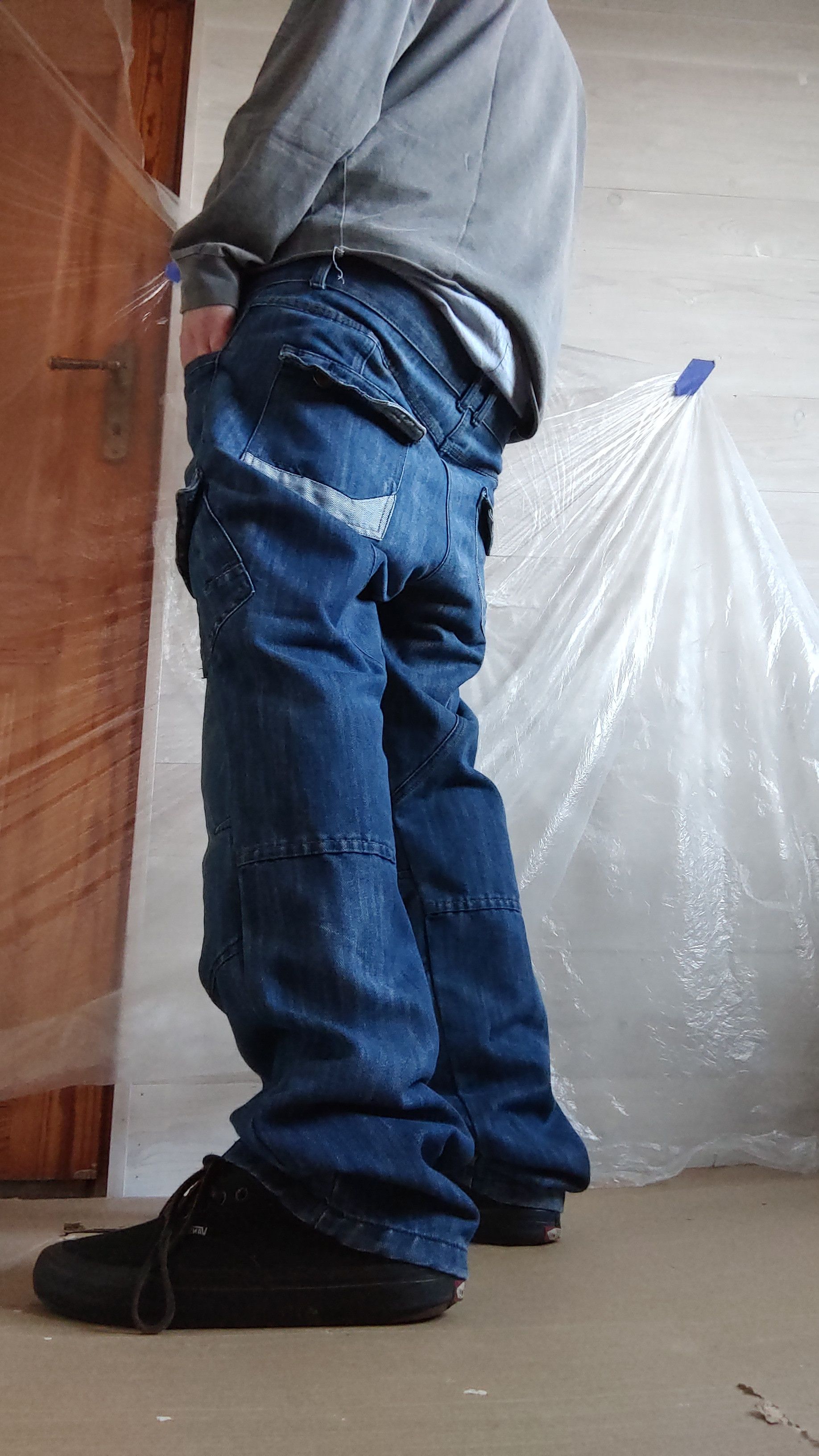 Airwalk Vintage AIRWALK Cargo Pants Denim Alt skate Opium Size US 34 / EU 50 - 13 Thumbnail