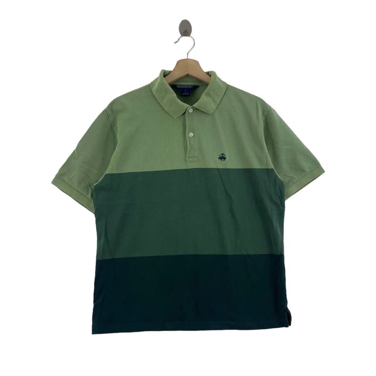Brooks Brothers Vintage BROOKS BROTHERS Embroidered Polo Tee Shirt Top Size US S / EU 44-46 / 1 - 1 Thumbnail