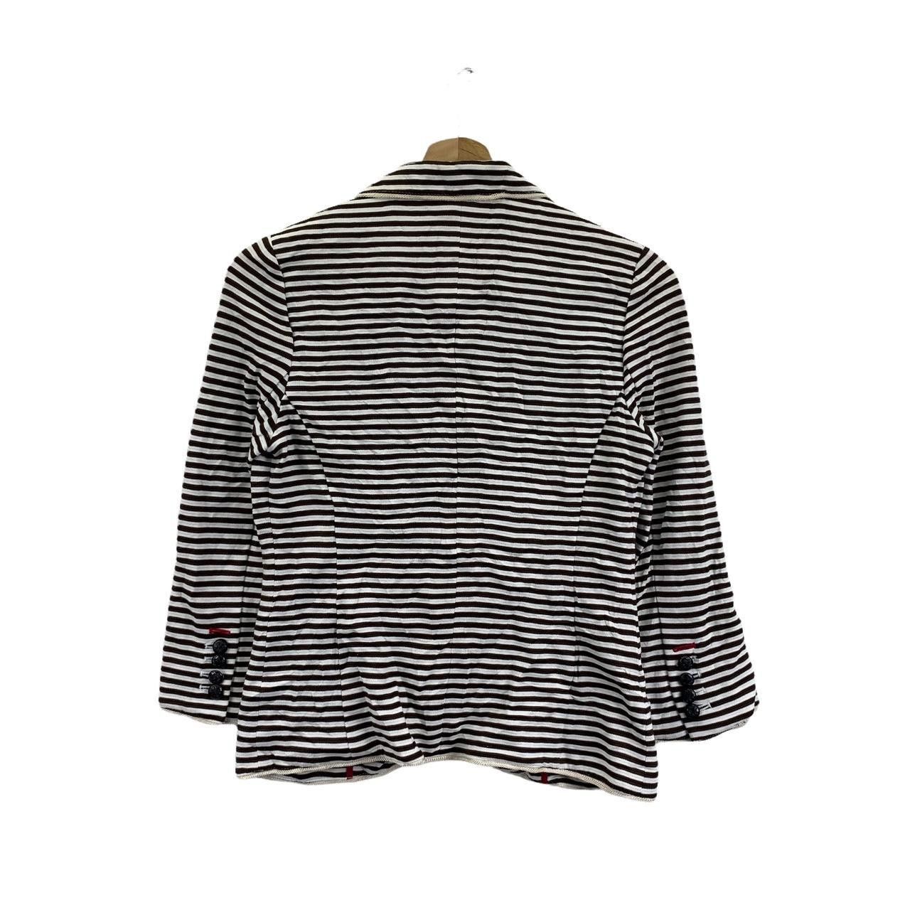 Vintage Vtg DOUBLE STANDARD CLOTHING Striped Cardigan Jacket Size S / US 4 / IT 40 - 2 Thumbnail