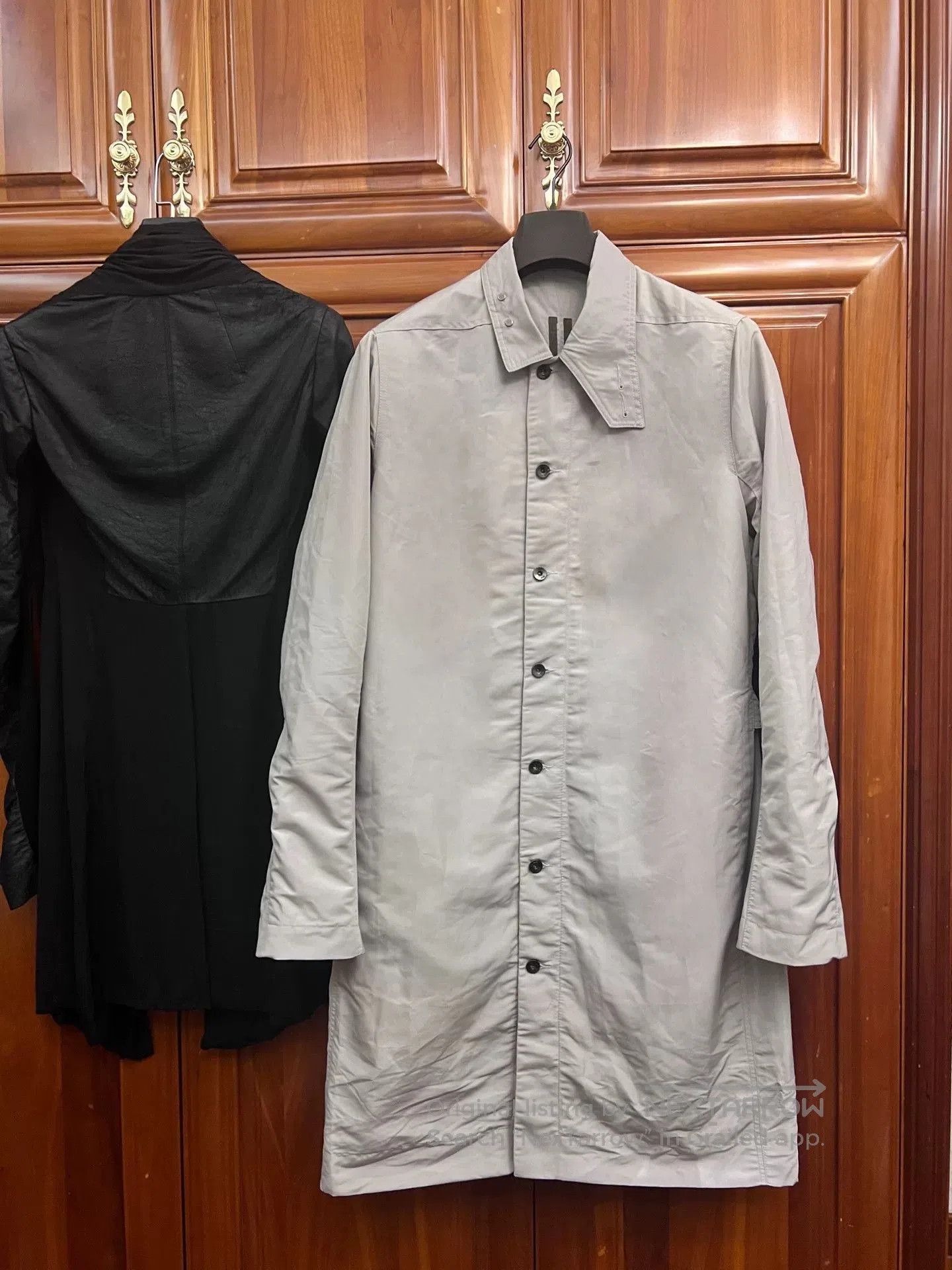 Rick Owens Rick Owens Asymmetrical Neck Nylon Jacket. Size US XL / EU 56 / 4 - 2 Thumbnail