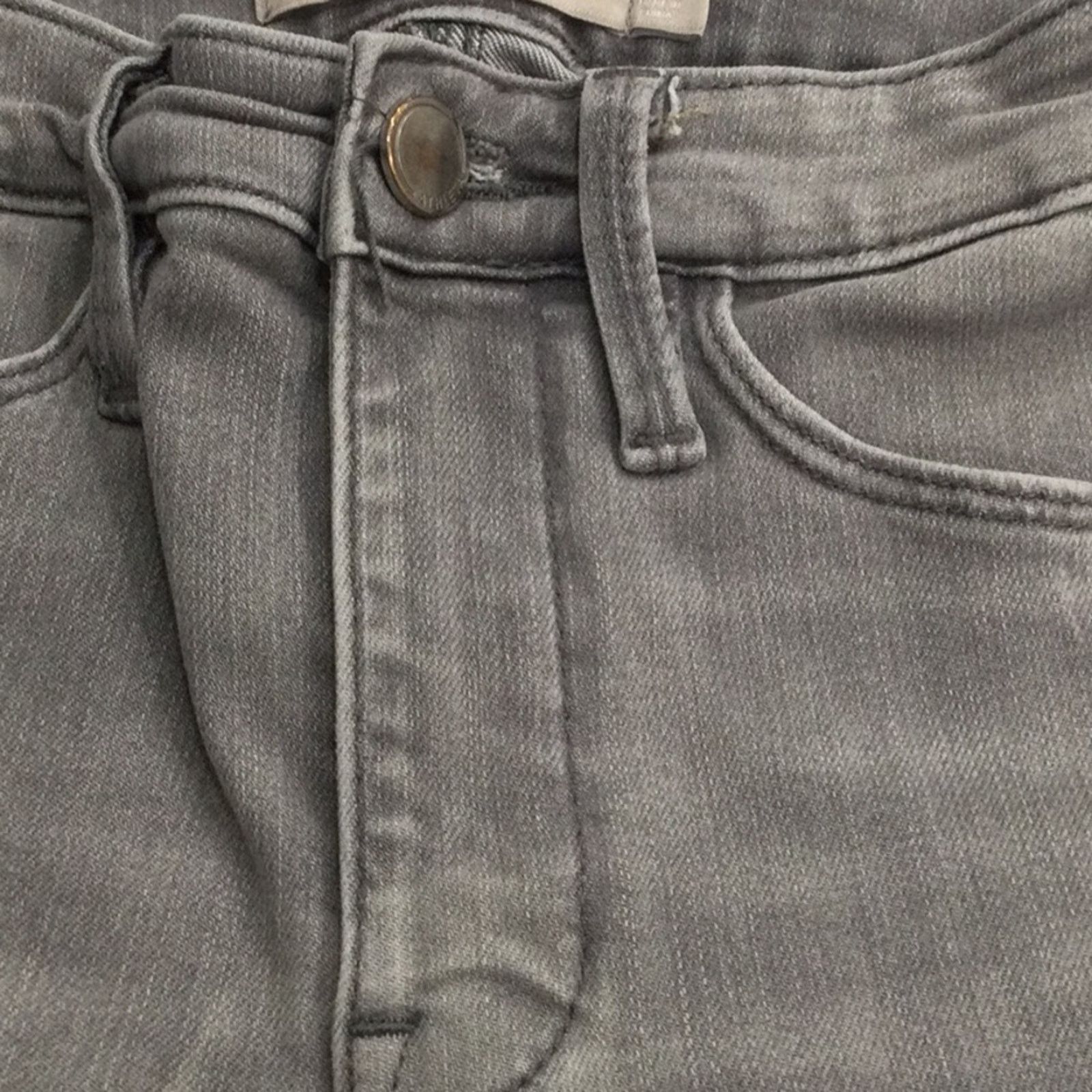 Athleta Athleta Faded Gray Mid Rise 5 Pocket Button/Zip Jegging 4 Size 27" / US 4 / IT 40 - 9 Thumbnail