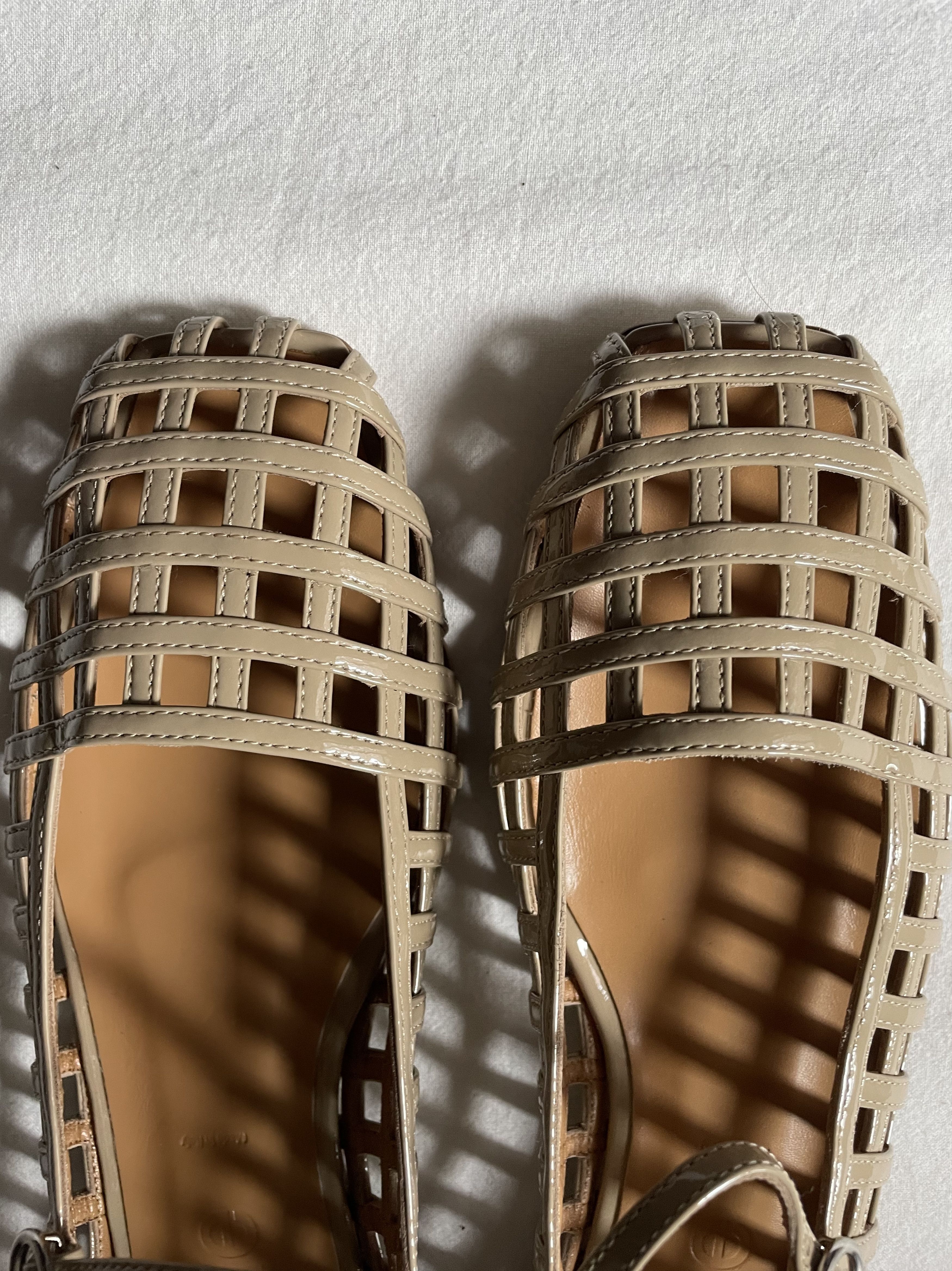 aeyde Aeyde Woven Patent Leather Flats Size US 7 / IT 37 - 2 Thumbnail