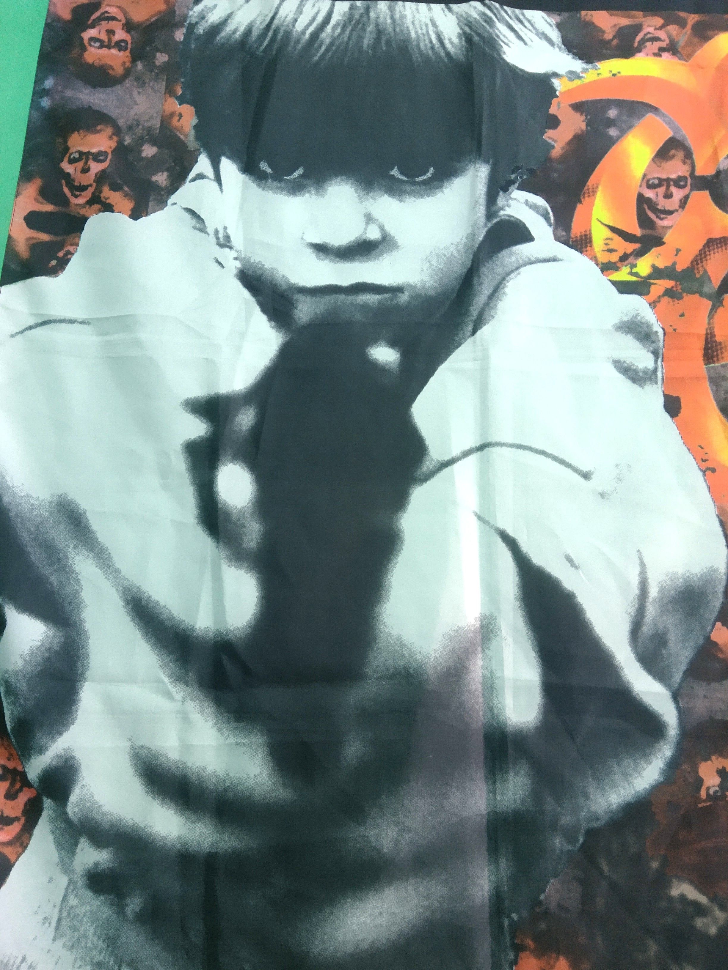 Vintage Vintage '94 BIOHAZARD poster flag Size ONE SIZE - 2 Thumbnail