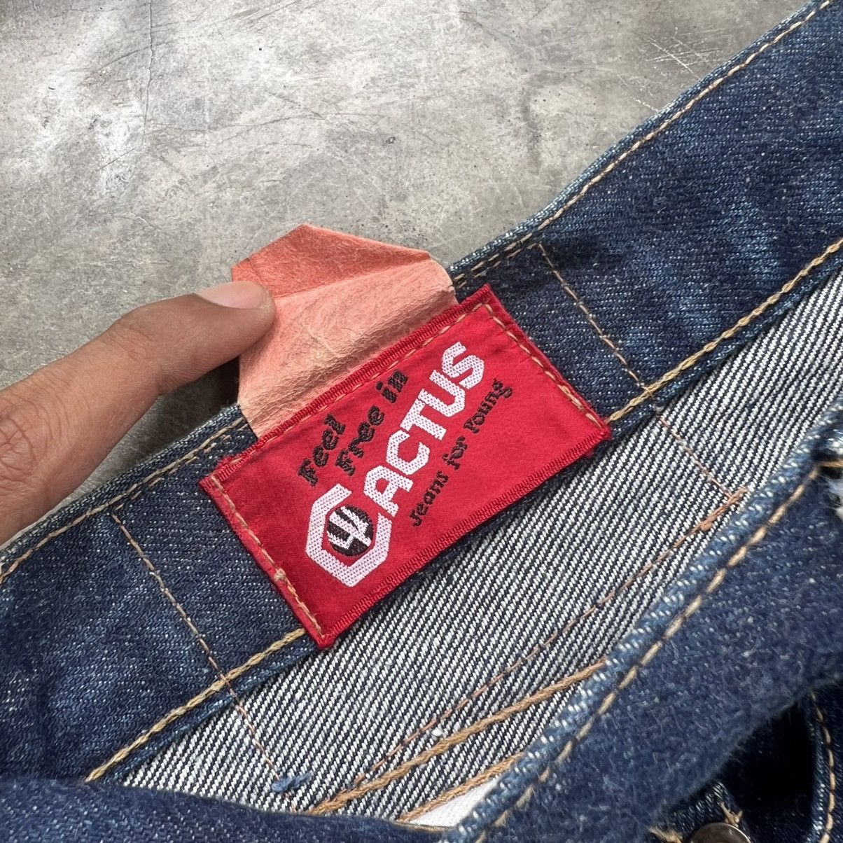 Vintage Vintage 80s Cactus Flared Jeans Size US 31 - 13 Thumbnail