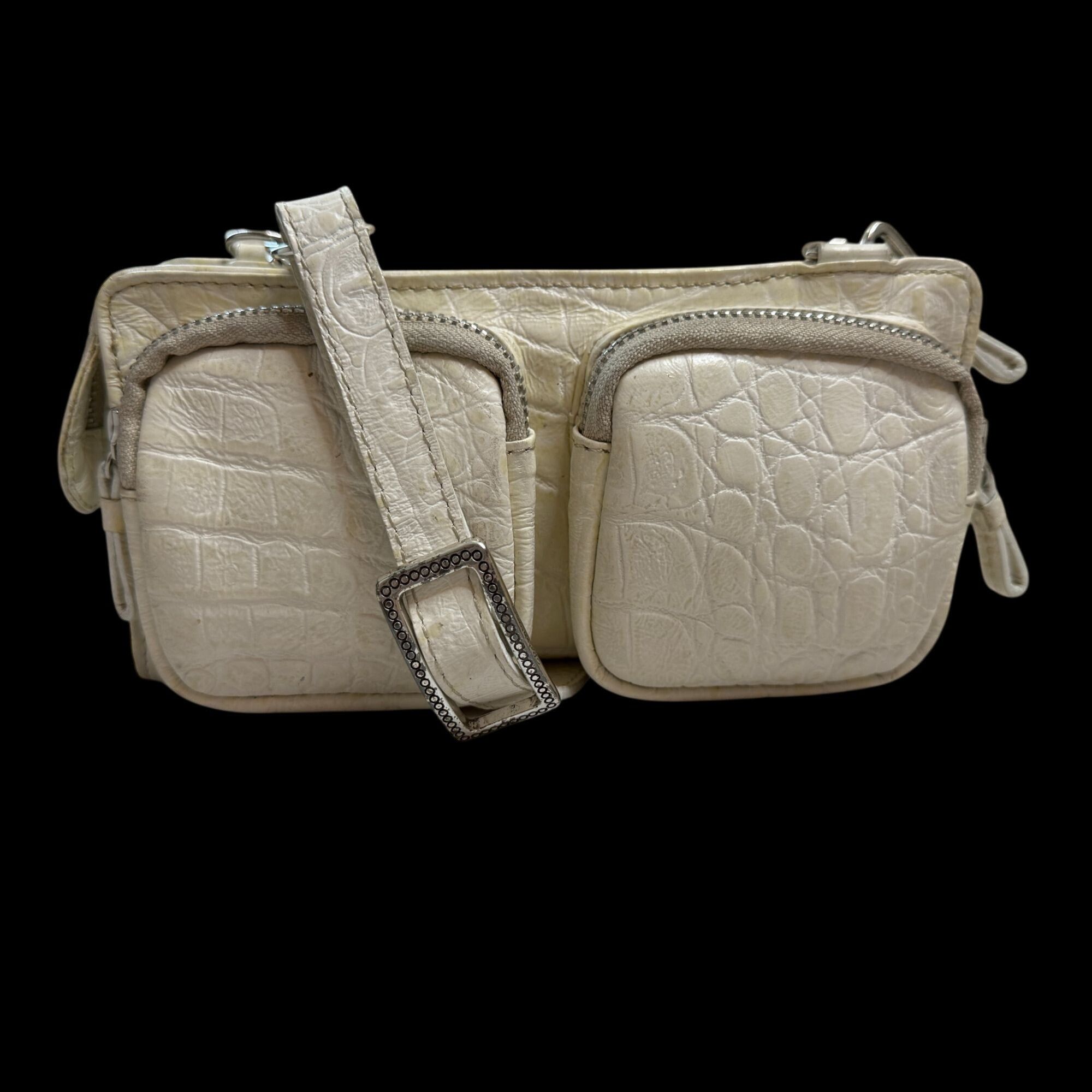 Brighton Brighton CROCODILE Print Leather Wallet Crossbody Purse RARE Size ONE SIZE - 2 Thumbnail