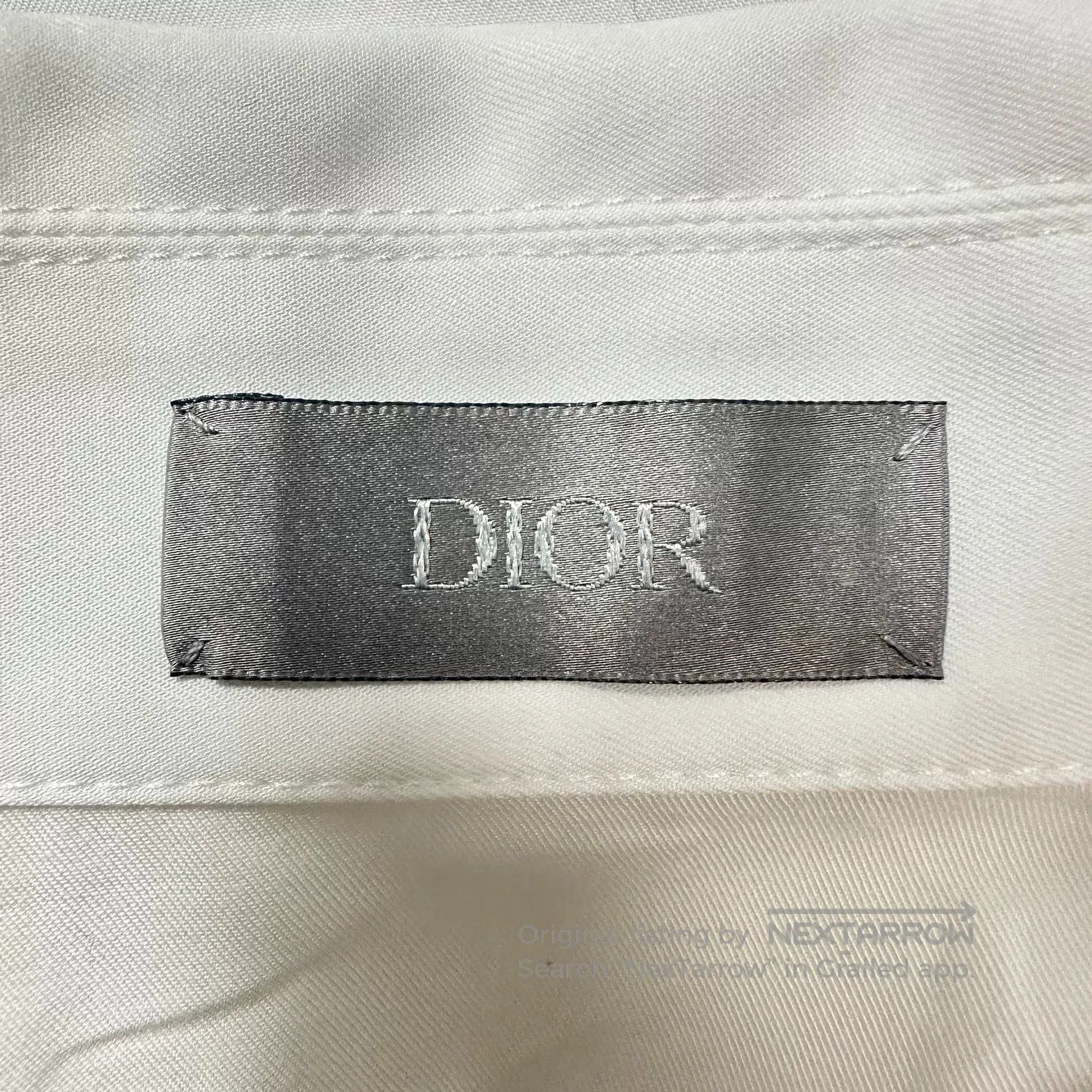 Dior Dior 2025 White Embroidered Cotton Jacket. Size US M / EU 48-50 / 2 - 4 Thumbnail