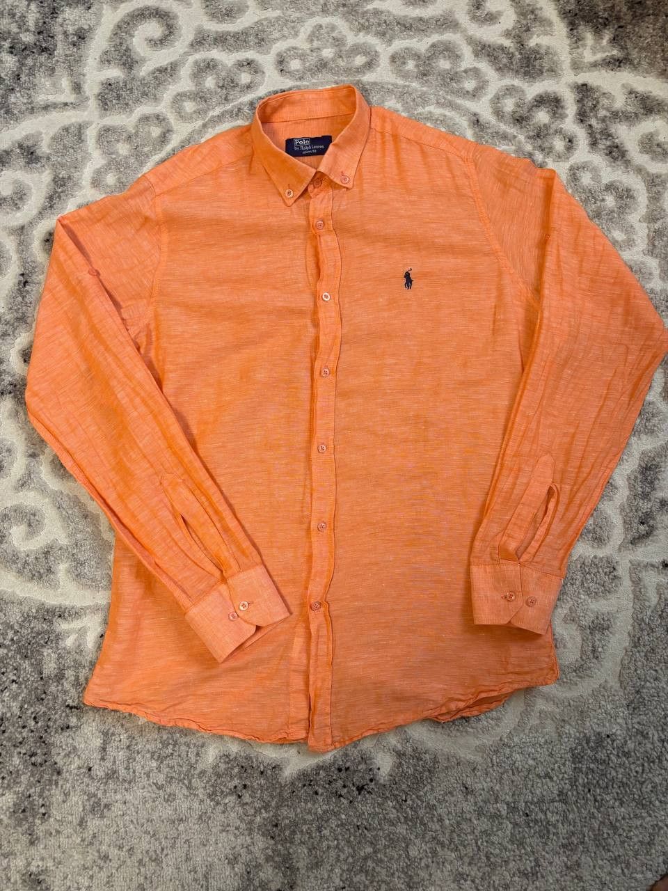 Polo Ralph Lauren Polo Ralph Lauren Blake men's shirt, orange, made in USA Size US L / EU 52-54 / 3 - 13 Thumbnail