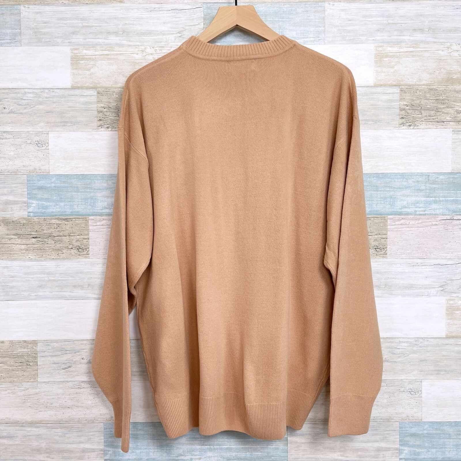 Polo Ralph Lauren POLO Ralph Lauren Cashmere Sweater Tan Golf VTG Mens XL Size US XL / EU 56 / 4 - 4 Thumbnail