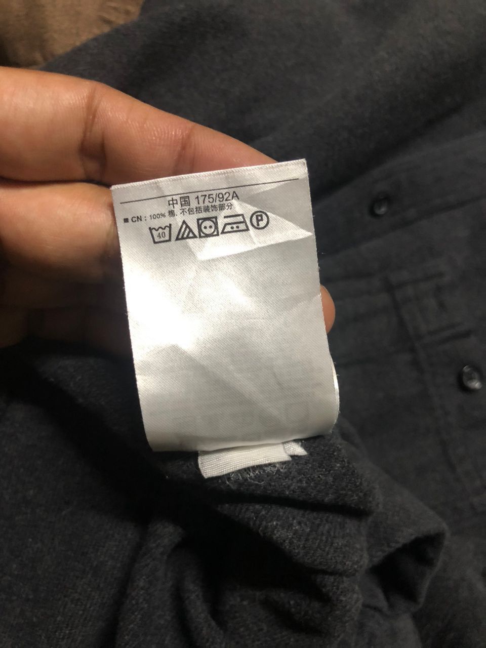Gap Gap Long Sleeve Shirt Button Down Dark Grey Size US S / EU 44-46 / 1 - 15 Thumbnail