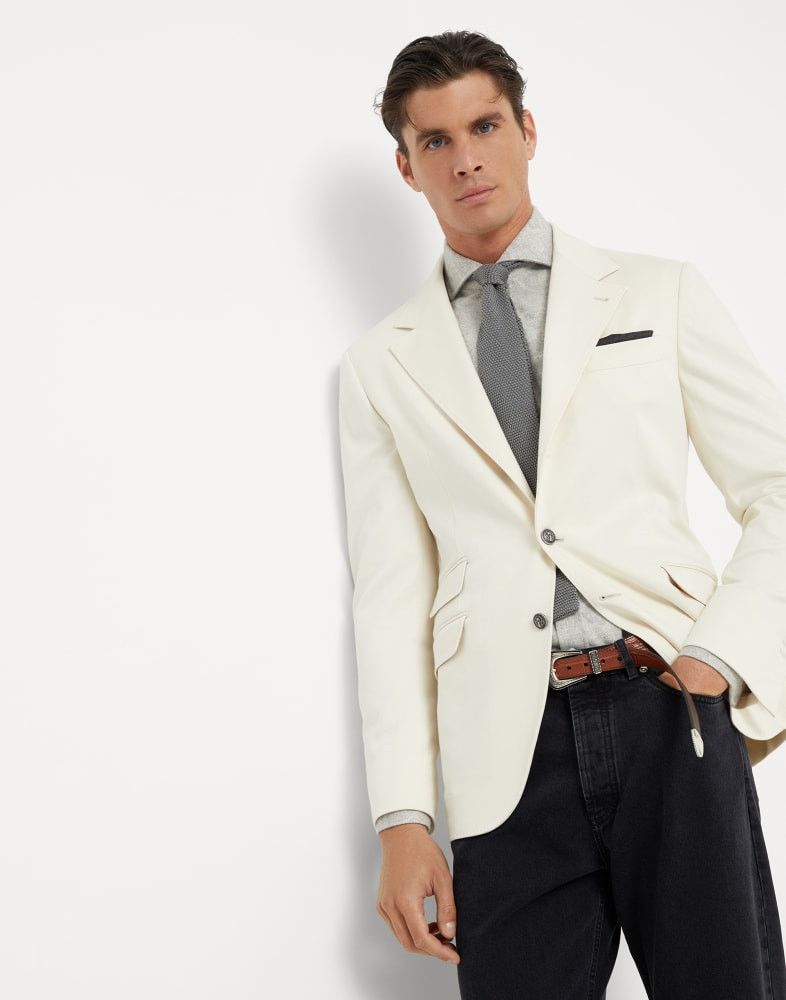 Brunello Cucinelli o1w1db10825 Shirt in Pearl Grey Size US S / EU 44-46 / 1 - 5 Thumbnail