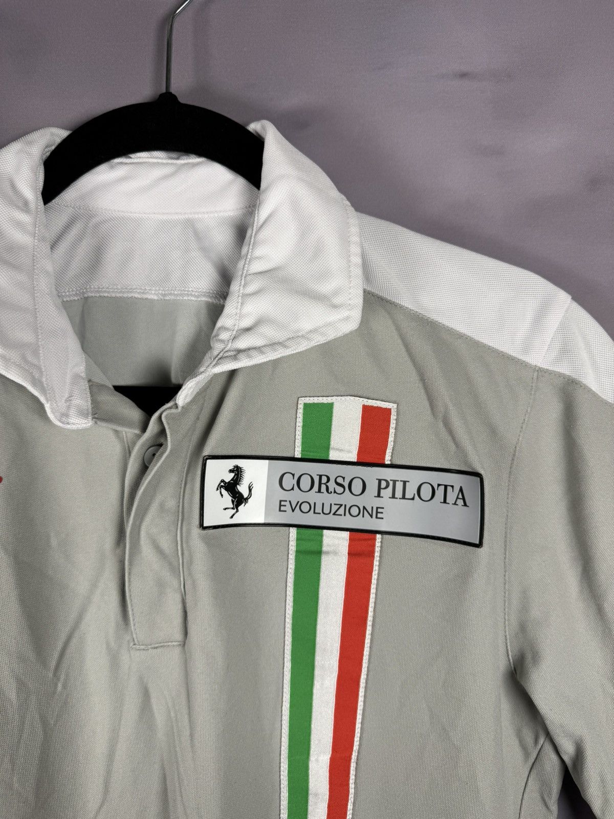 Ferrari × Puma × Vintage Vintage Puma Ferrari Corso Pilota Evoluzione Polo Shirt M sz Size US M / EU 48-50 / 2 - 5 Thumbnail