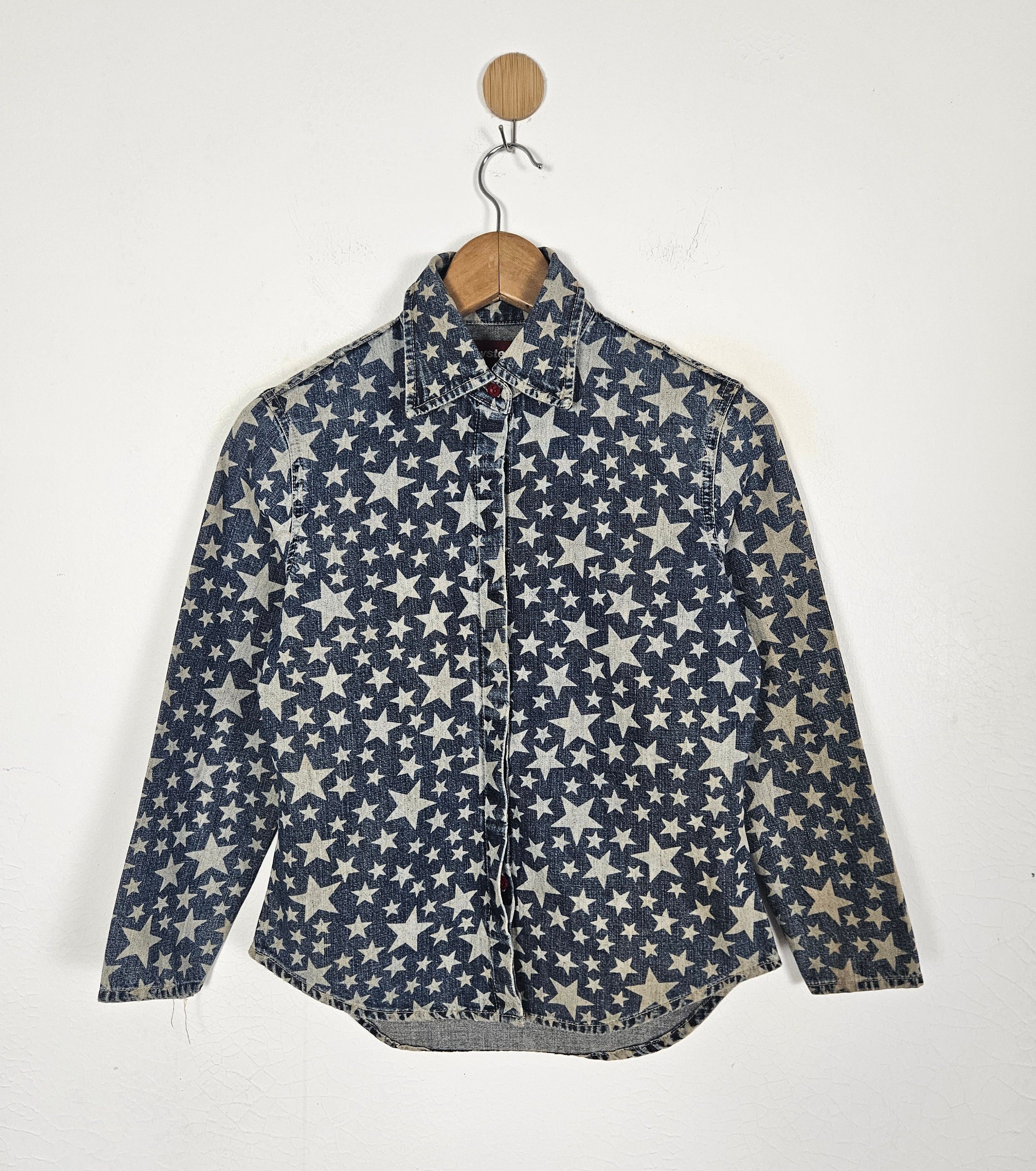 Hysteric Glamour × If Six Was Nine × Japanese Brand Hysteric Glamour Stars Denim Jeans jacket Size S / US 4 / IT 40 - 1 Thumbnail