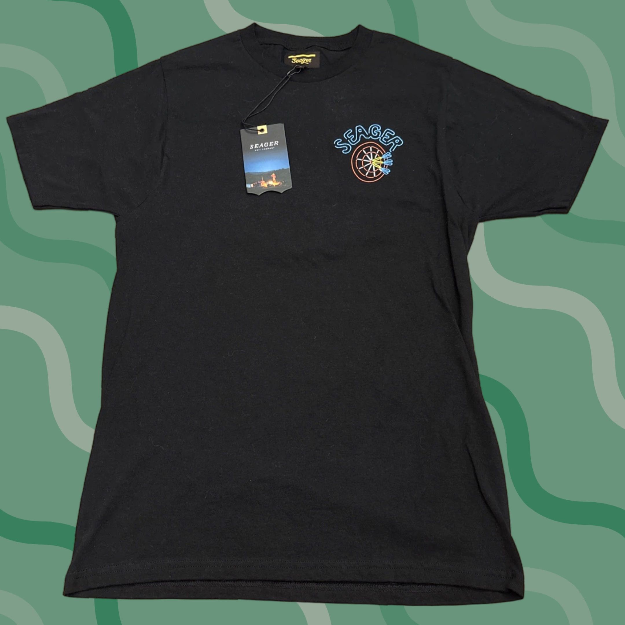 Vintage VINTAGE Seager Grit Company T-Shirt Size S Black Darts Western Mens Size US S / EU 44-46 / 1 - 1 Thumbnail