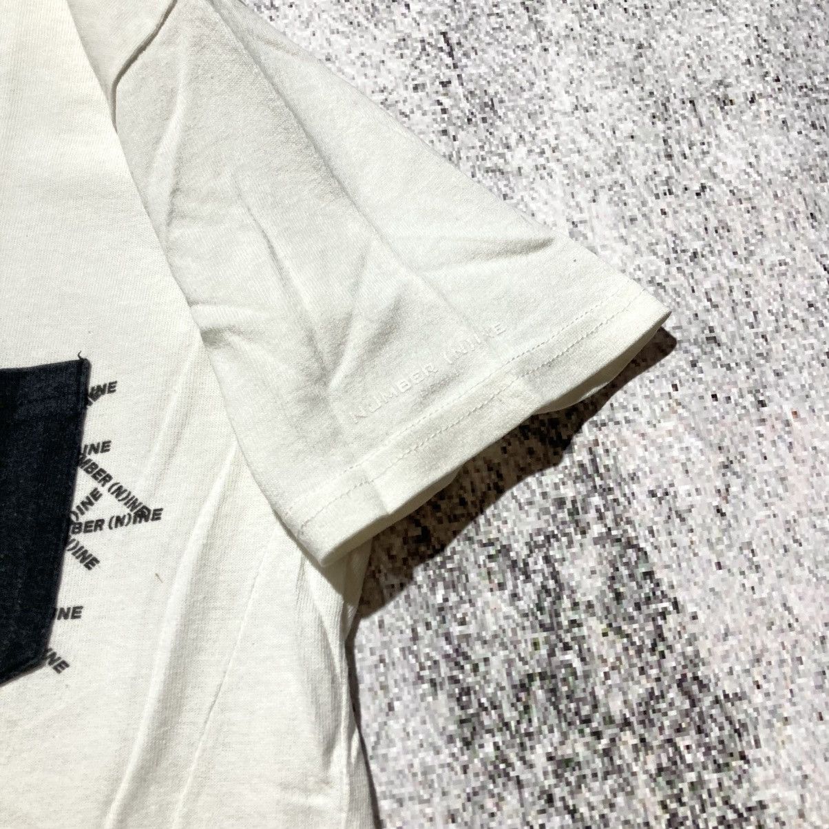 Number (N)ine Number (N)ine Spellout Logo Pocket T-shirt White Size US M / EU 48-50 / 2 - 8 Thumbnail