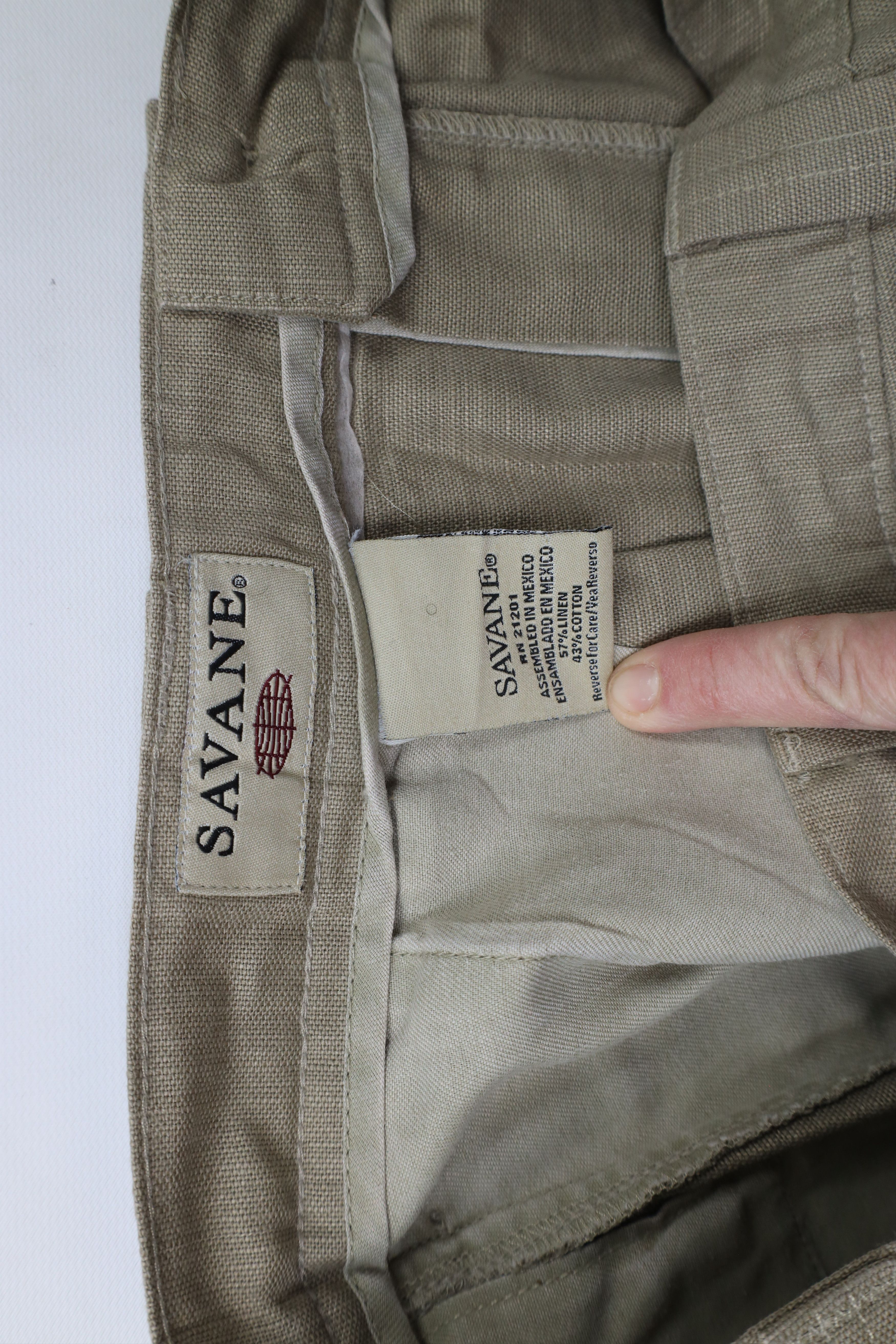 Vintage Vintage 90s Streetwear Pleated Cuffed Chino Pants Brown Size US 32 / EU 48 - 7 Thumbnail