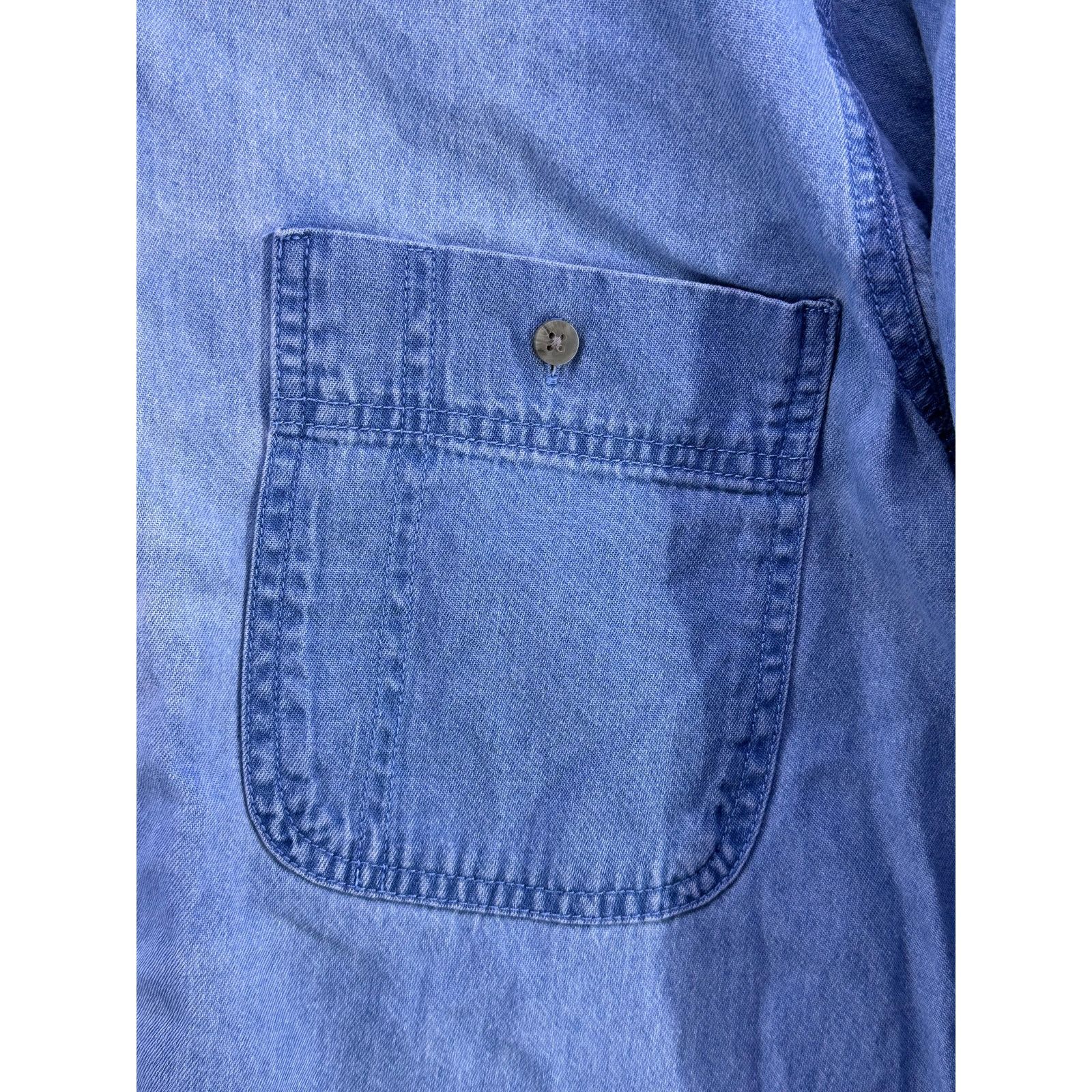 Wrangler Wrangler Rugged Wear Demin Long Sleeve Shirt Size Medium Size US M / EU 48-50 / 2 - 10 Thumbnail