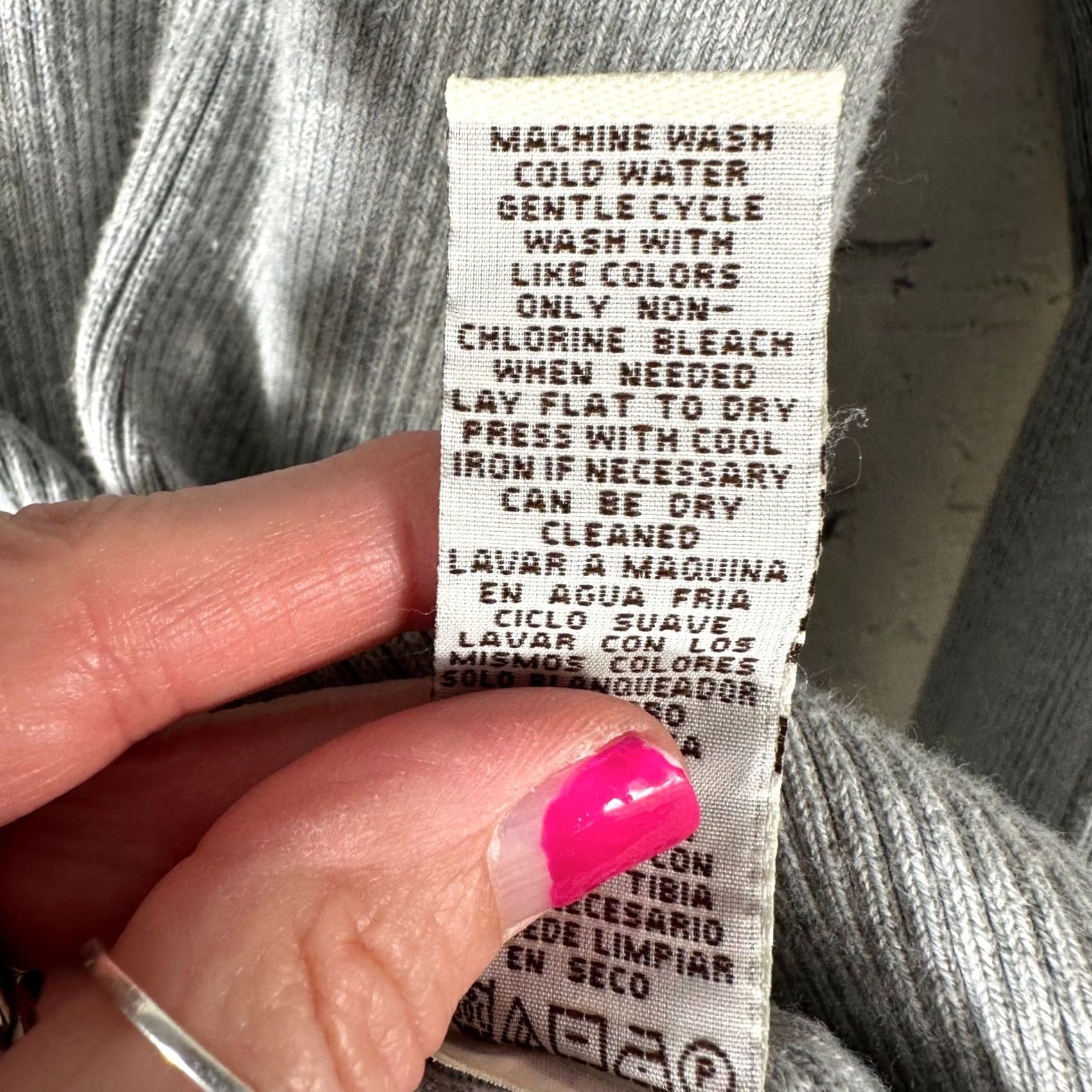Polo Ralph Lauren Ralph Lauren Sport Womens XL Gray Ribbed Quarter Zip Sweater American Flag Patch Size XL / US 12-14 / IT 48-50 - 4 Thumbnail
