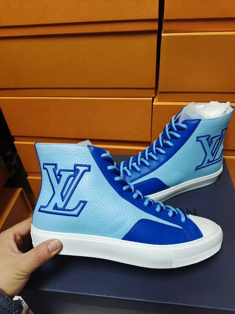Louis Vuitton LV Color Block Lace-Up Sneakers-2507 Size US 5 / IT 35 - 2 Thumbnail