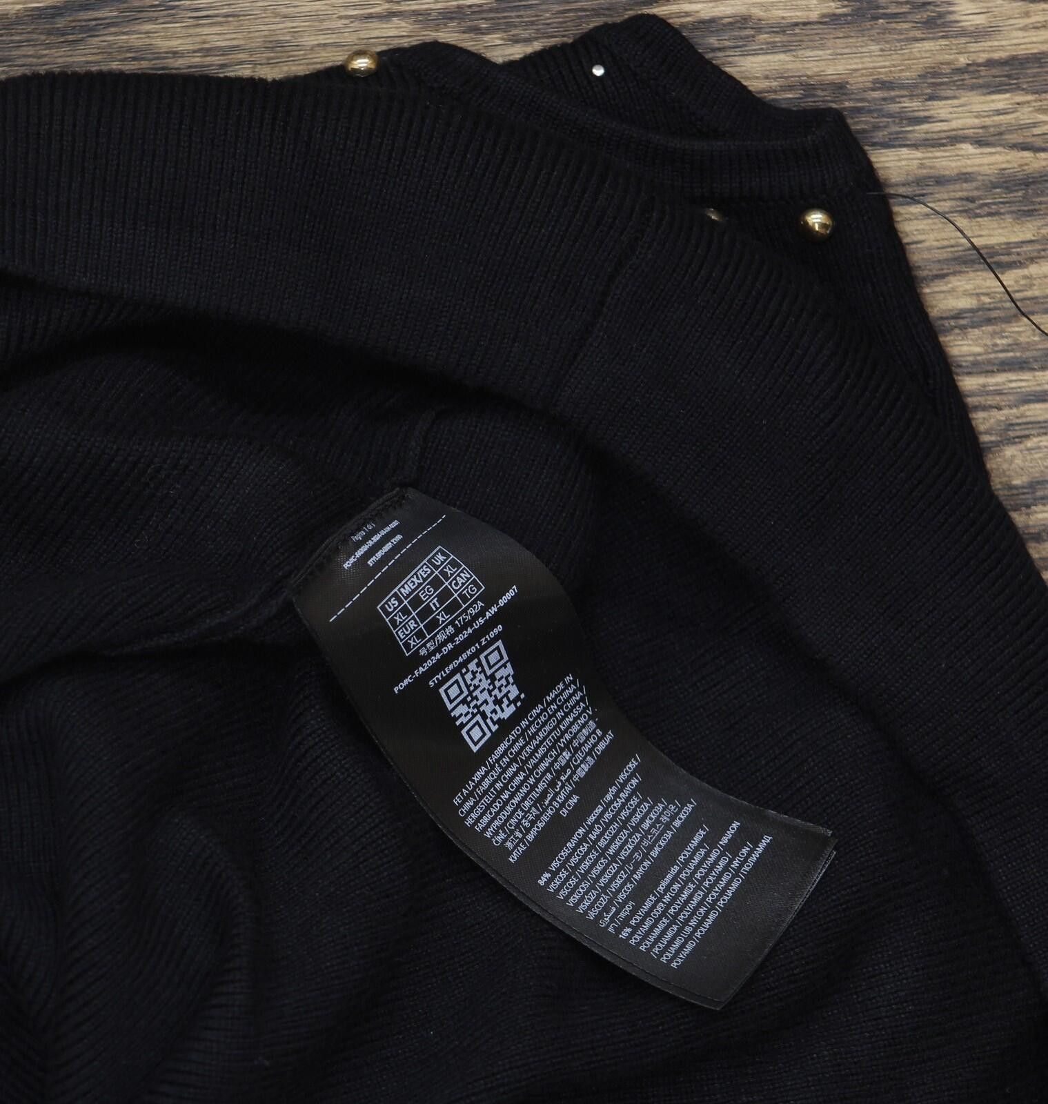 Guess Nwt Guess Womens Bodycon Veronika Sweater Dress Jet Black Xl Size XL / US 12-14 / IT 48-50 - 6 Thumbnail