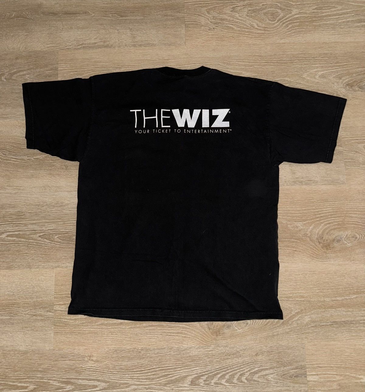 Gildan × Vintage Vintage The Wiz Your Ticket to Entertainment T-Shirt Size US XL / EU 56 / 4 - 2 Thumbnail