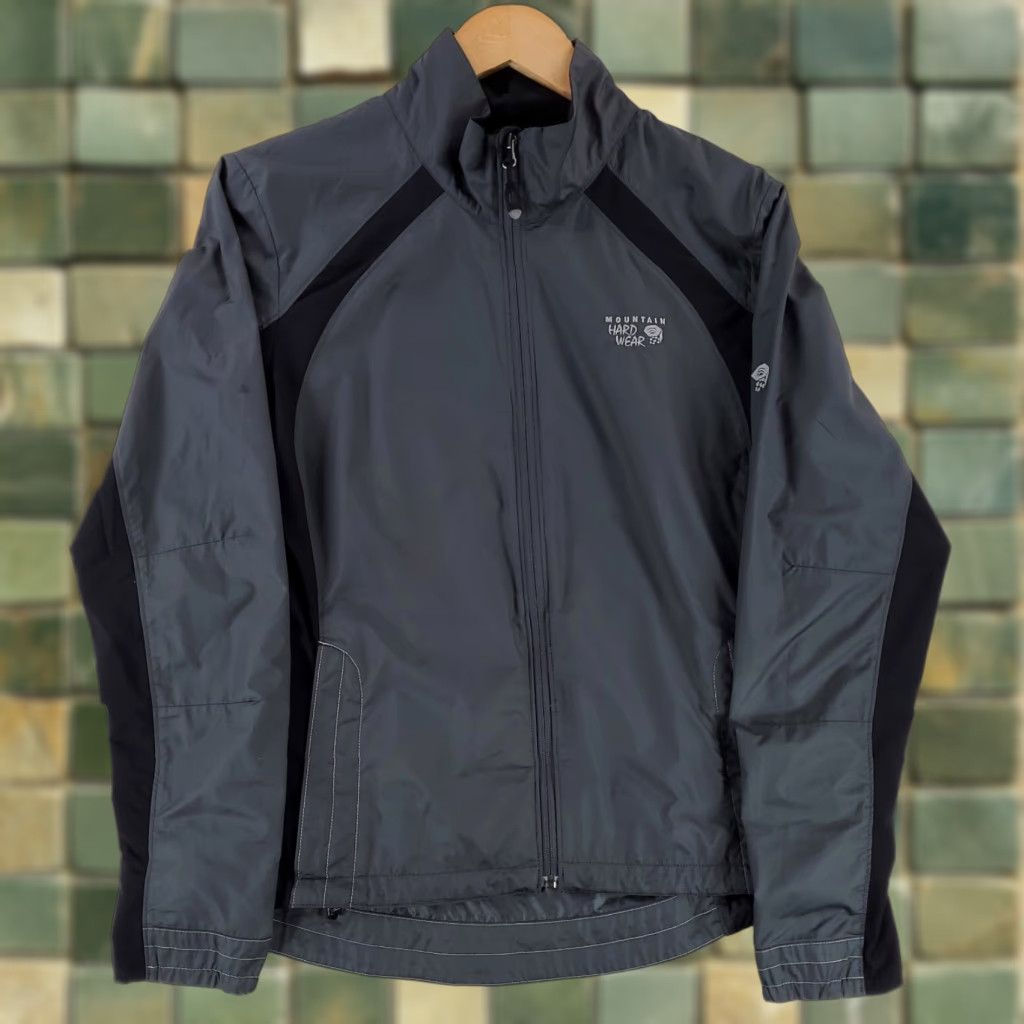 Mountain Hardwear Mountain Hardwear Full Zip Jacket Windbreaker Gray Long Sleeve Womens L Size L / US 10 / IT 46 - 1 Thumbnail
